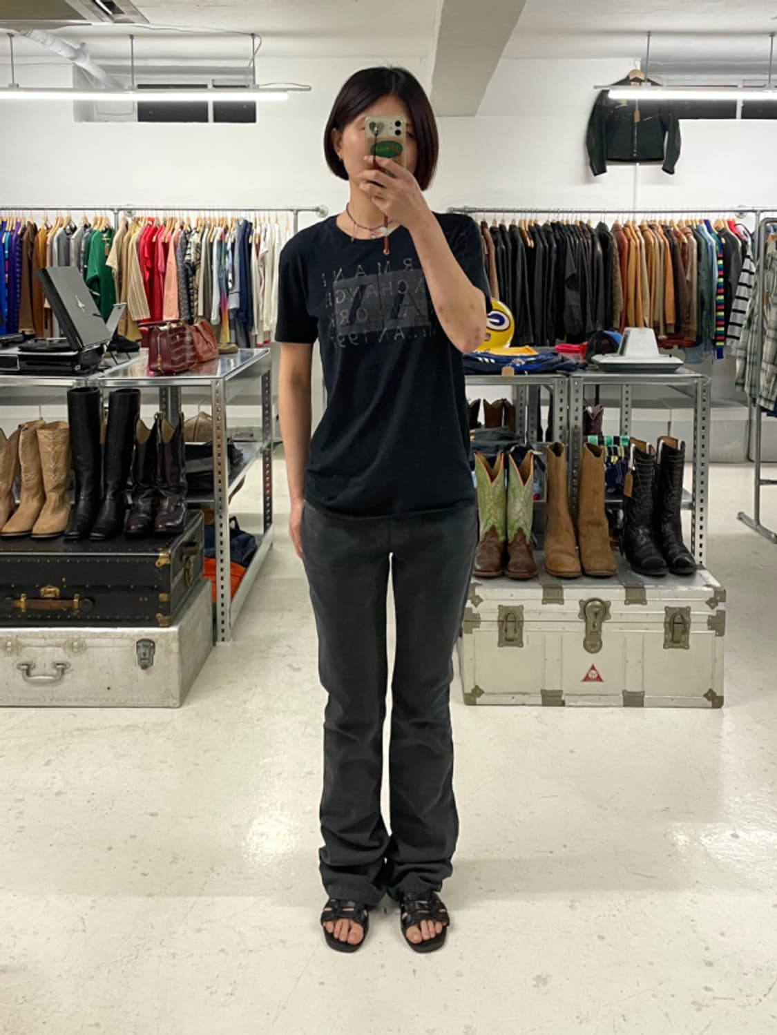 MAX&CO boots-cut denim pants 막스앤코 막스마라 상품이미지1