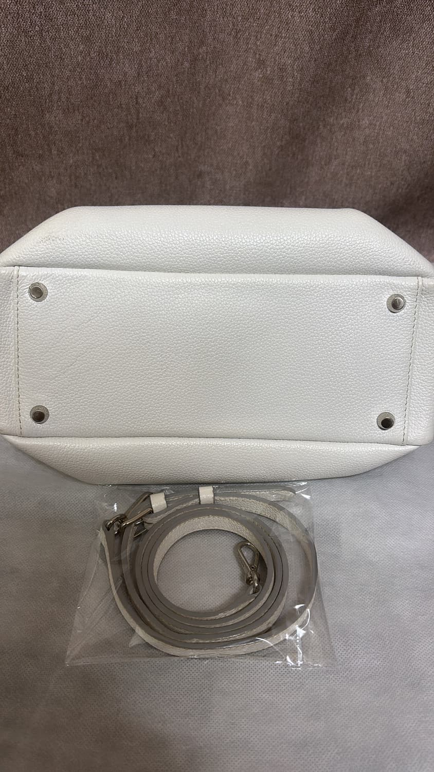 분크 토크 토트 스몰 화이트 가방 상품이미지5