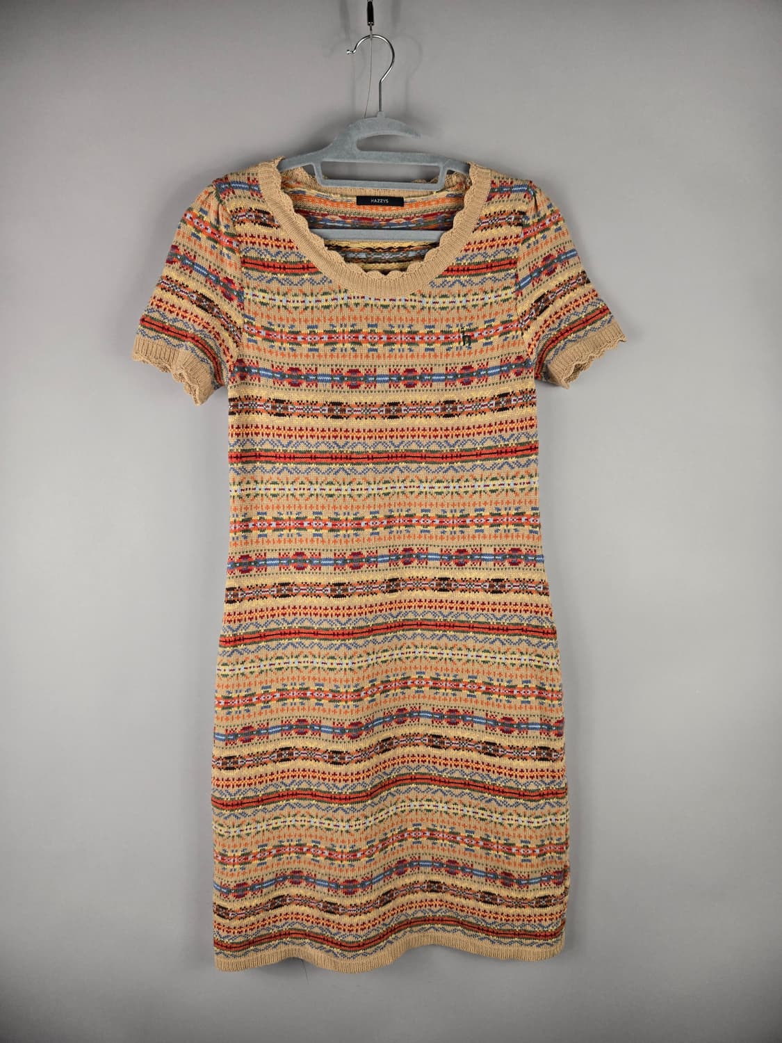 [무료배송]헤지스 85-160 여성 캐시미어 울 혼방 반팔 니트 원피스 상품이미지1