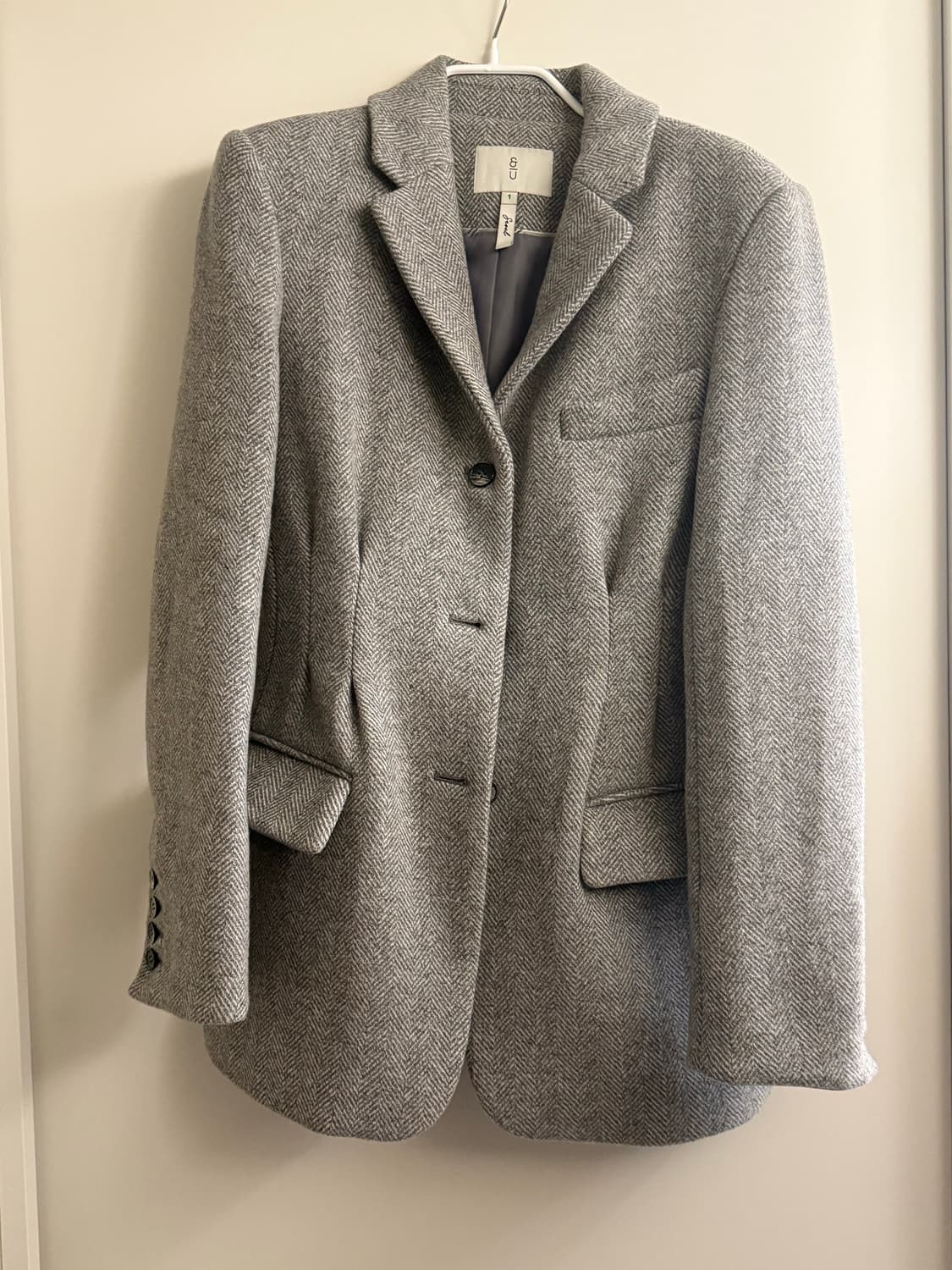 앤유 해링본 울자켓 판매 (새상품) 상품이미지3