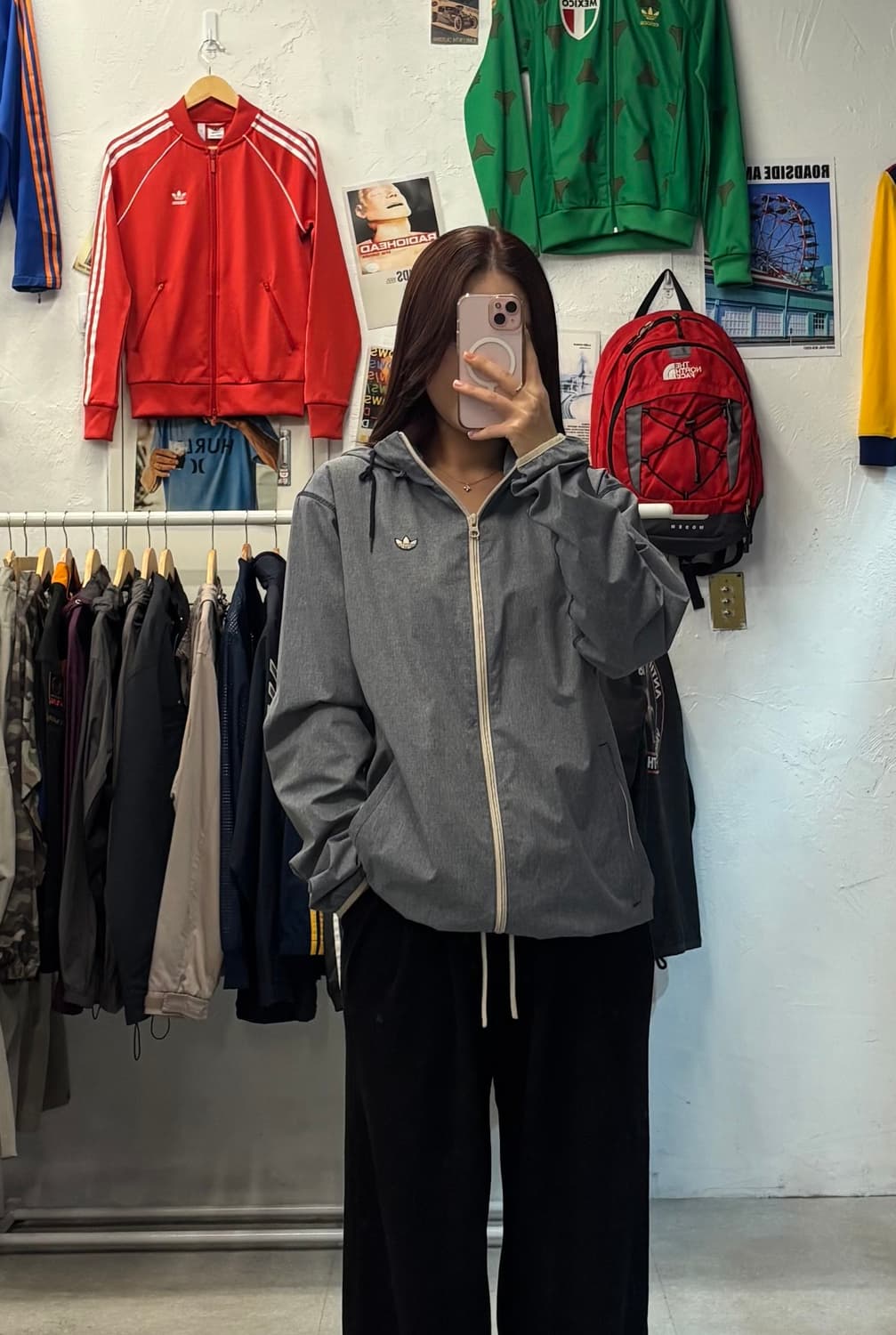 아디다스 오리지널 와펜 후드 바람막이 자켓 M 상품이미지1