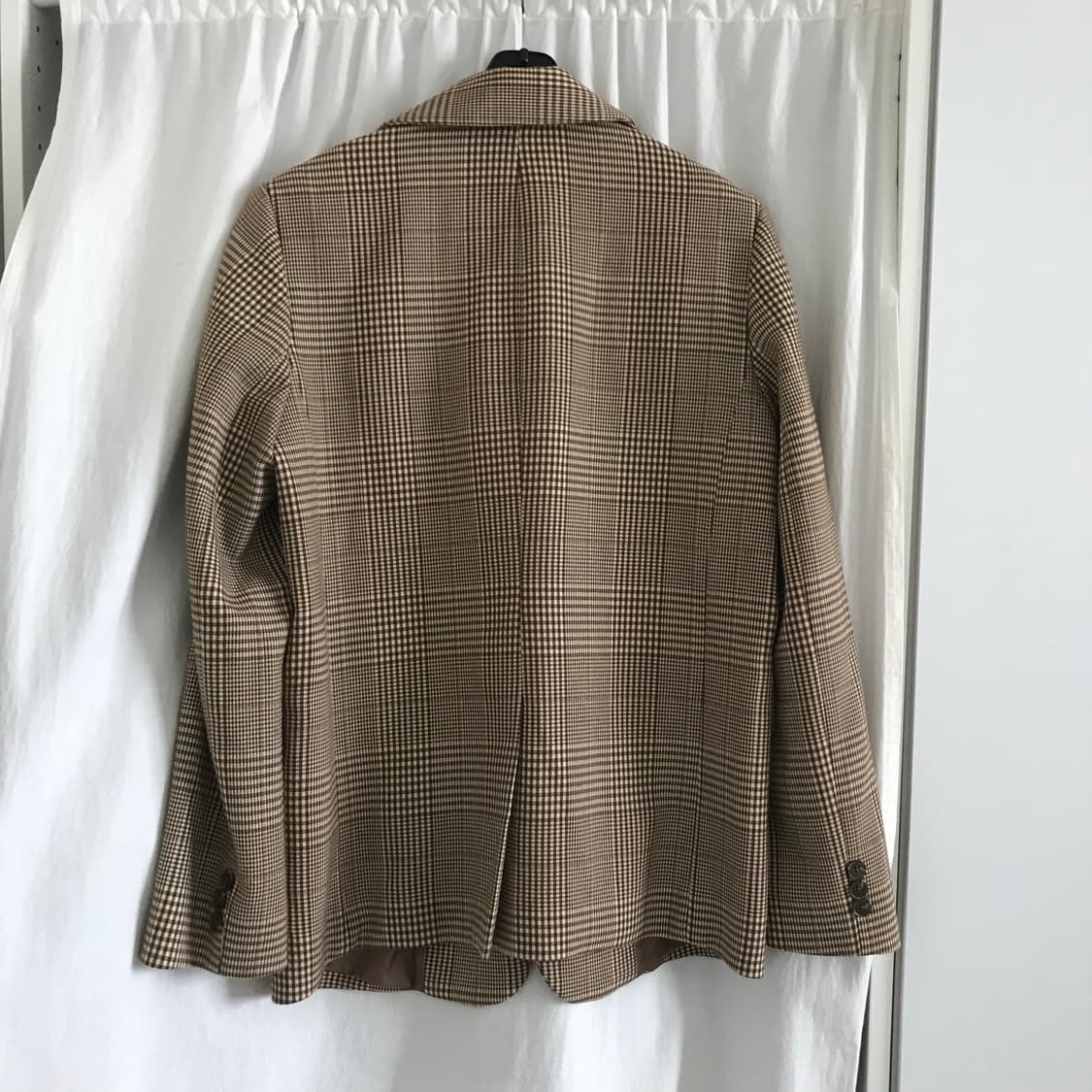 빈티지 체크 블레이저 자켓 상품이미지2