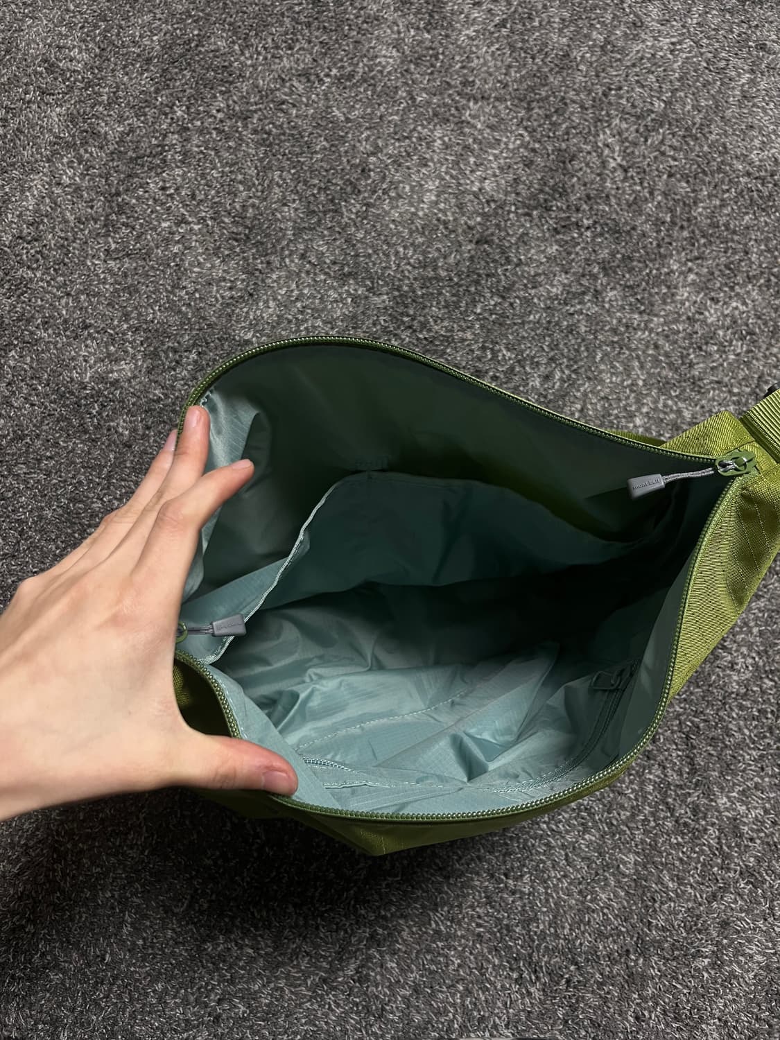 몽벨 버니나 숄더백 M 리프 그린 상품이미지5