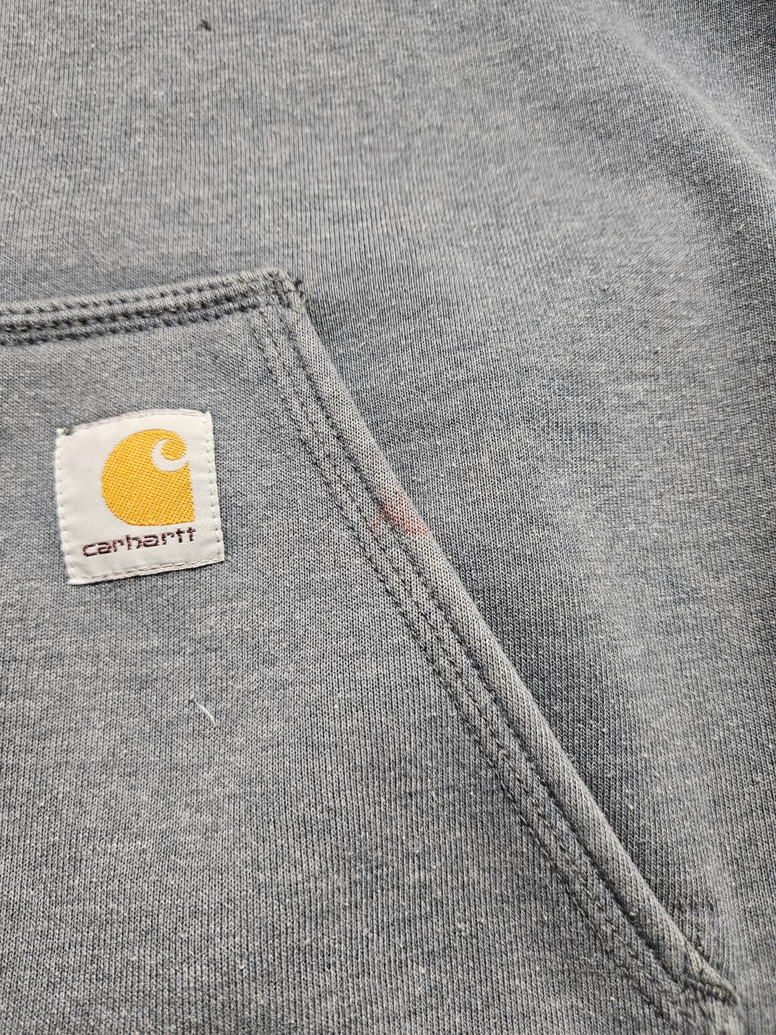 칼하트 기모 후드 집업 그레이 상품이미지8