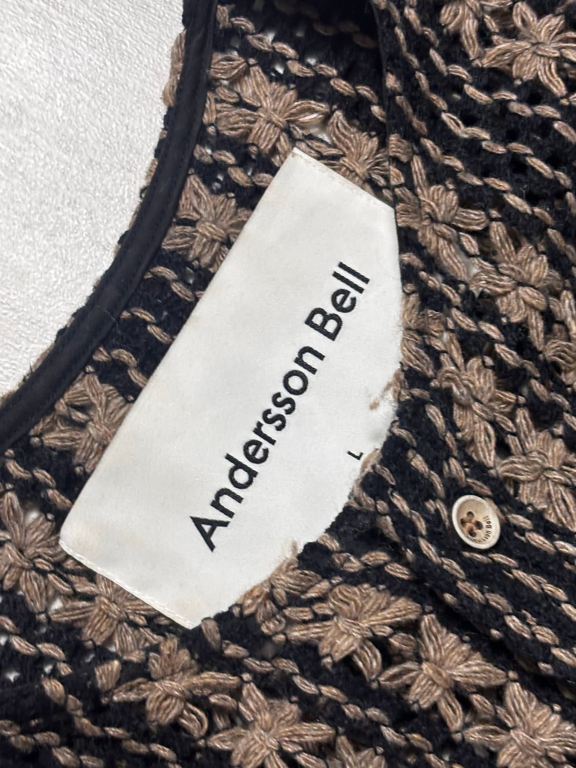 앤더슨벨 플라워 니트 셔츠 상품이미지2