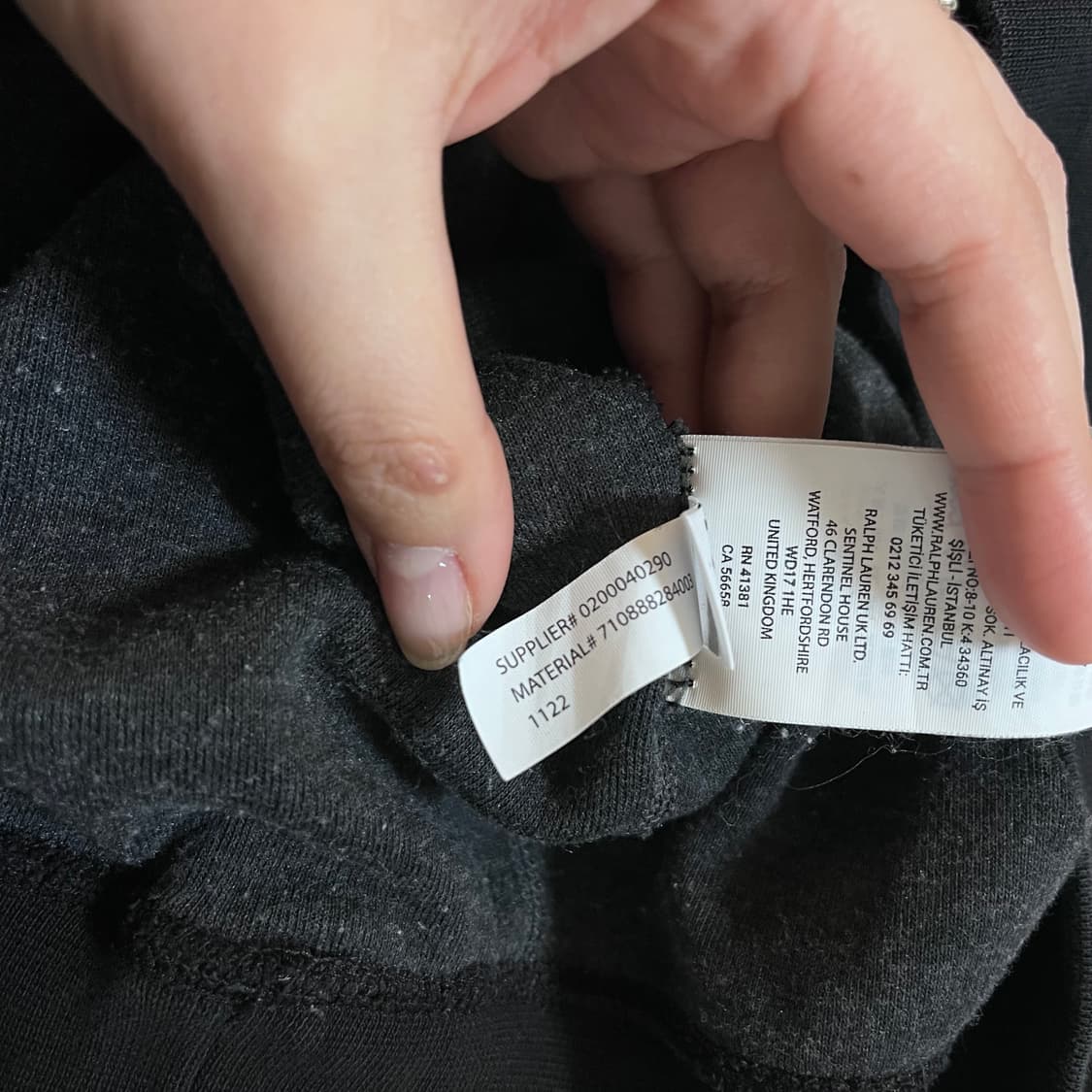 [정품]  폴로 블랙 / 화이트포니 맨투맨 [ L ] 상품이미지7