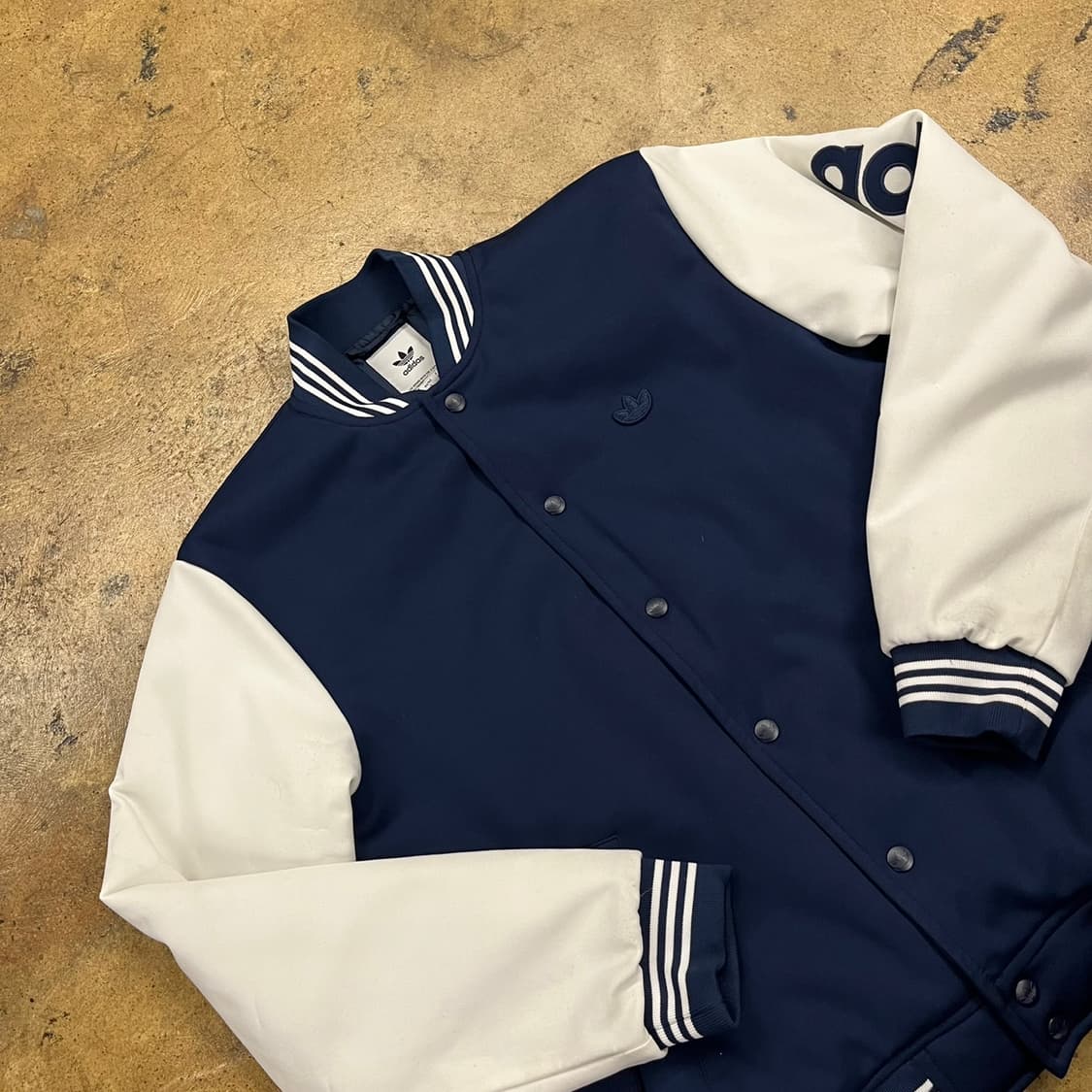 [정품/M] 아디다스 네이비 화이트 스타디움 자켓 b14 상품이미지1