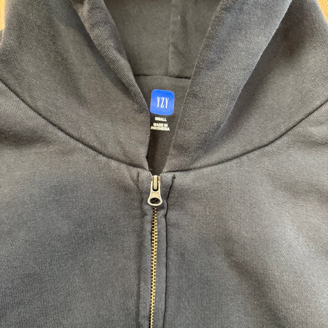 이지 갭 YZYGap 집업 후드 블랙 상품이미지2