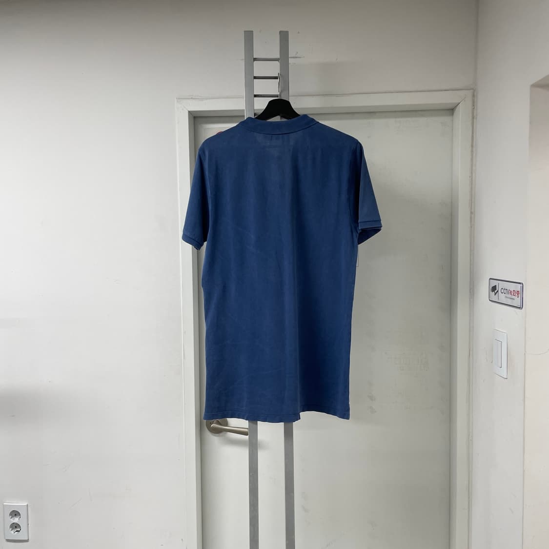 메종키츠네 PK 반팔 카라티 블루 XL 상품이미지6