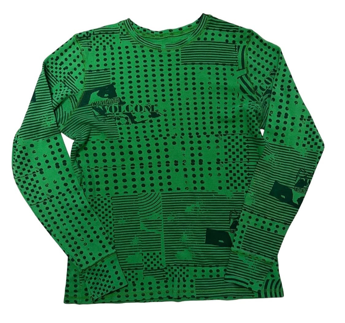 VOLCOM] y2k kelly green 니트 롱슬리브 상품이미지1