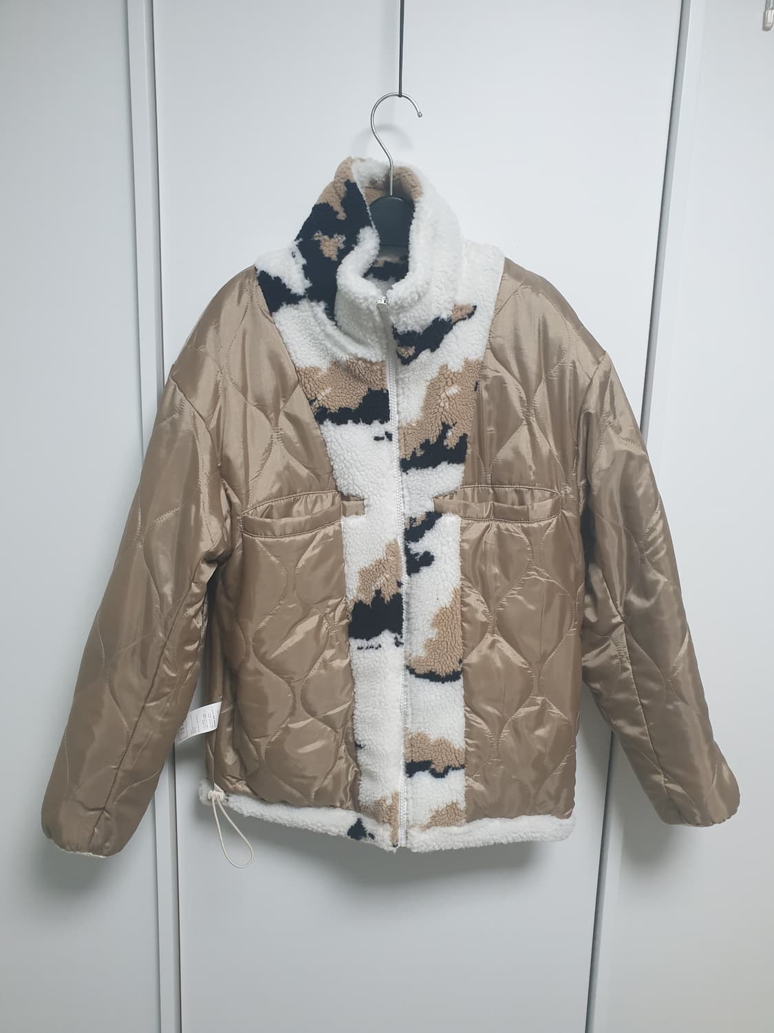 로맨틱크라운 클라우드 플리스 자켓_오트밀 상품이미지3