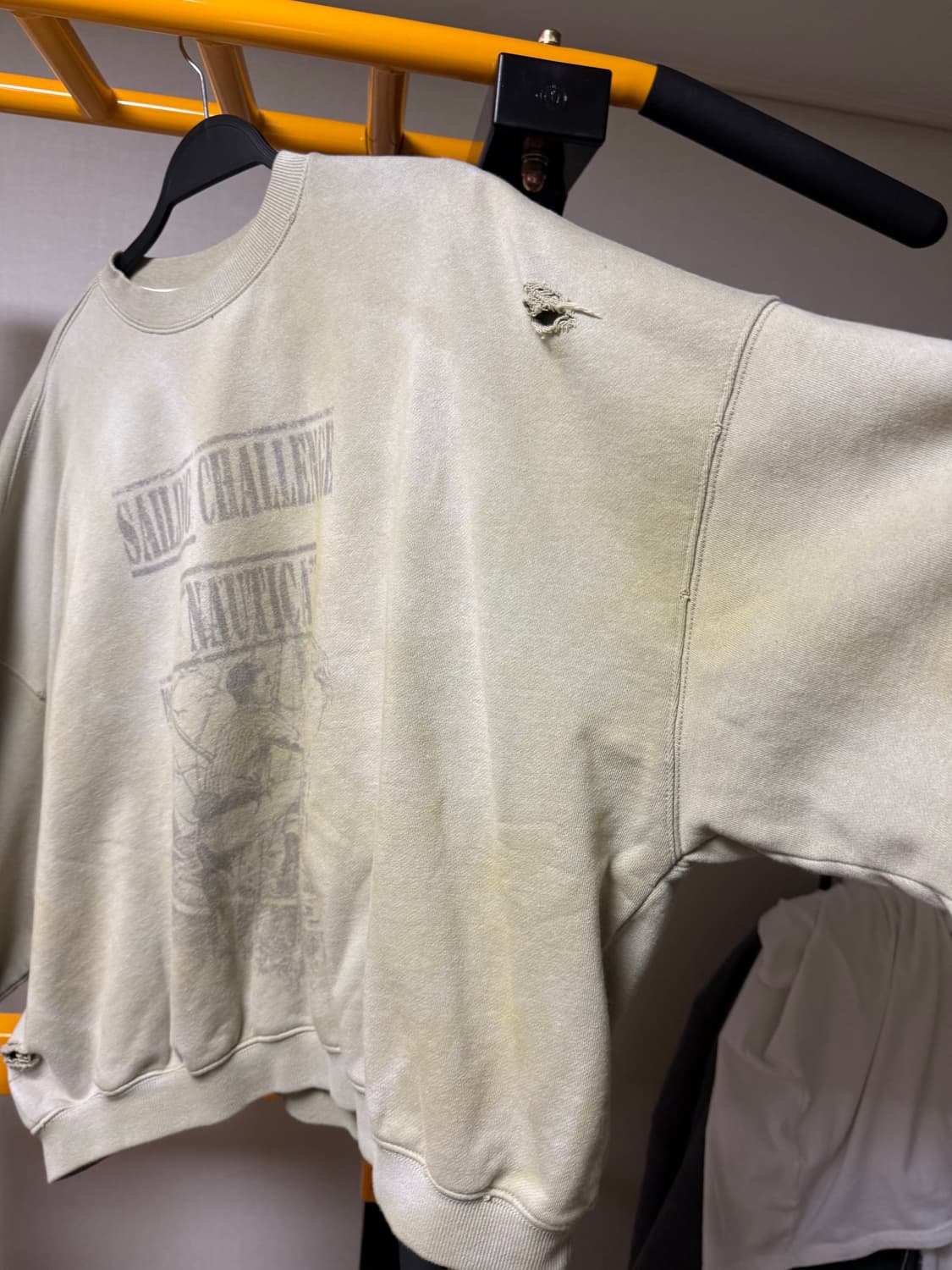 노티카 X 언더마이카 NTC X UMC 아플리케 스웻셔츠 베이지  XL 상품이미지4