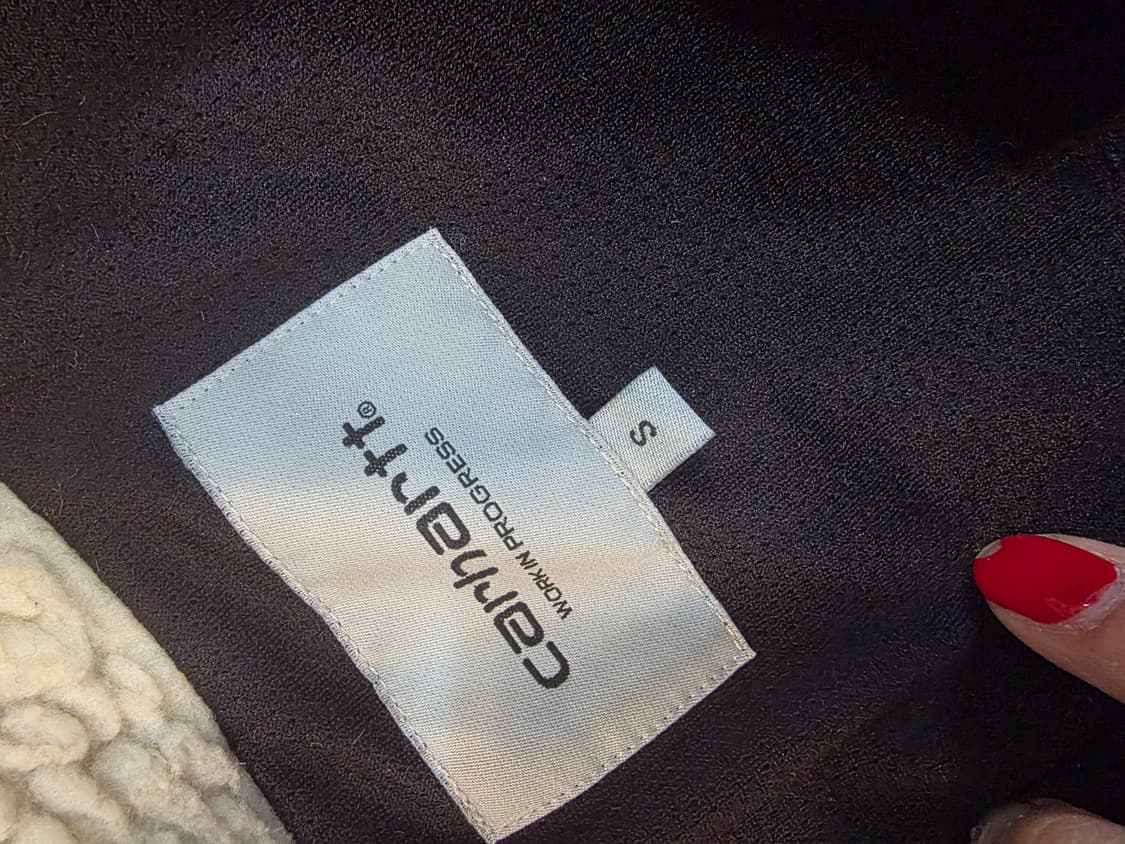 칼하트 WIP 프렌티스 플리스 자켓 아이보리 색상 S 상품이미지3