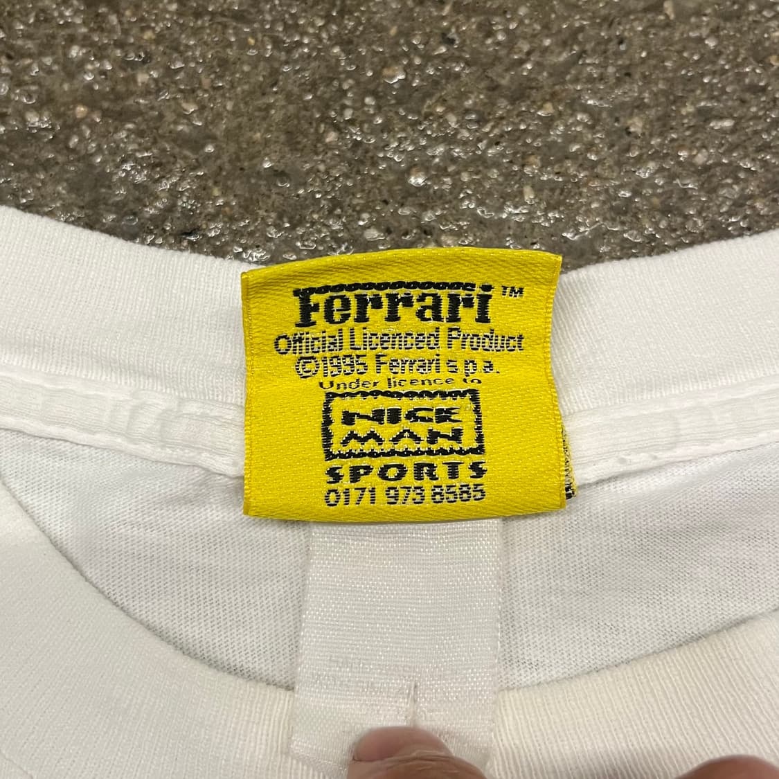 90s 페라리 F1 레이싱 티셔츠 (110) 상품이미지4