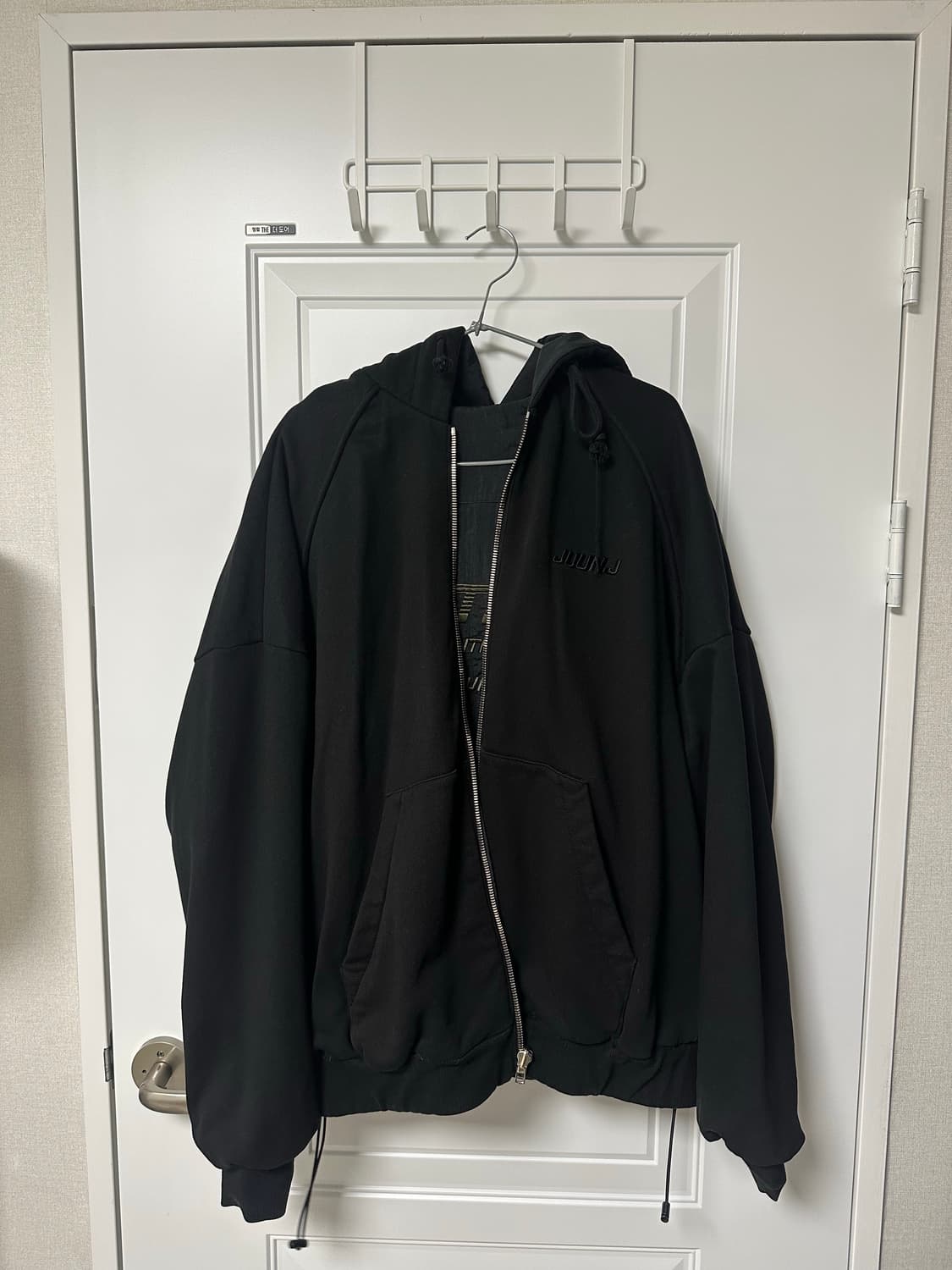 준지 19FW 리버시블 후드집업 블랙 S 상품이미지3