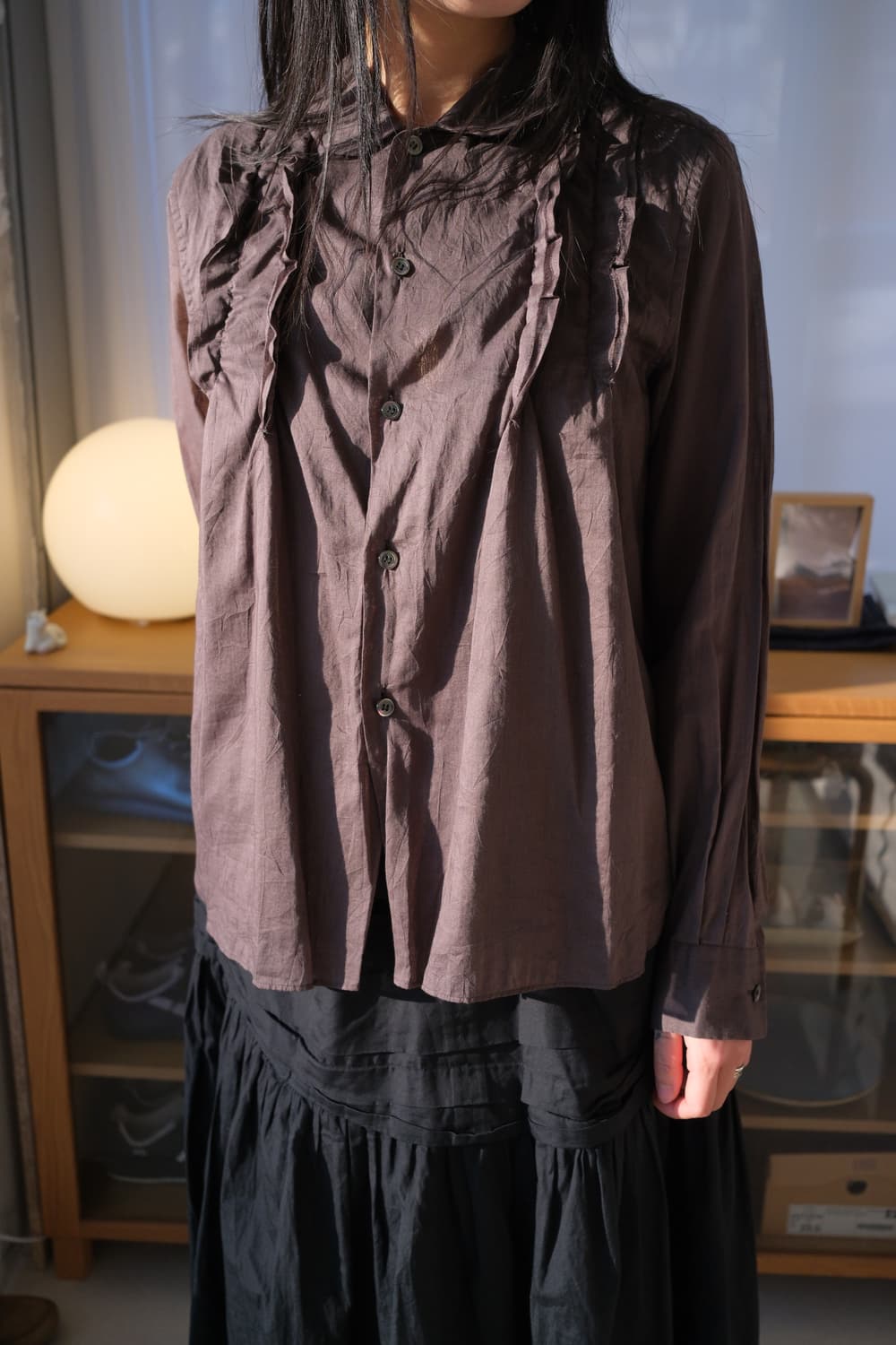 Frill flare blouse 상품이미지2