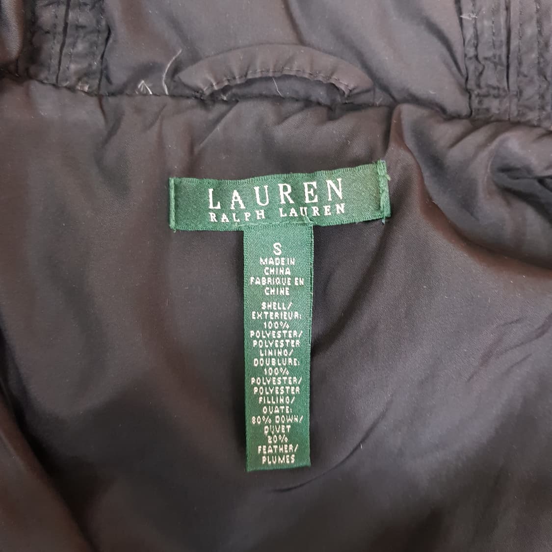 랄프로렌 폴로랄프로렌 후드 다운 패딩 점퍼 S사이즈 상품이미지6