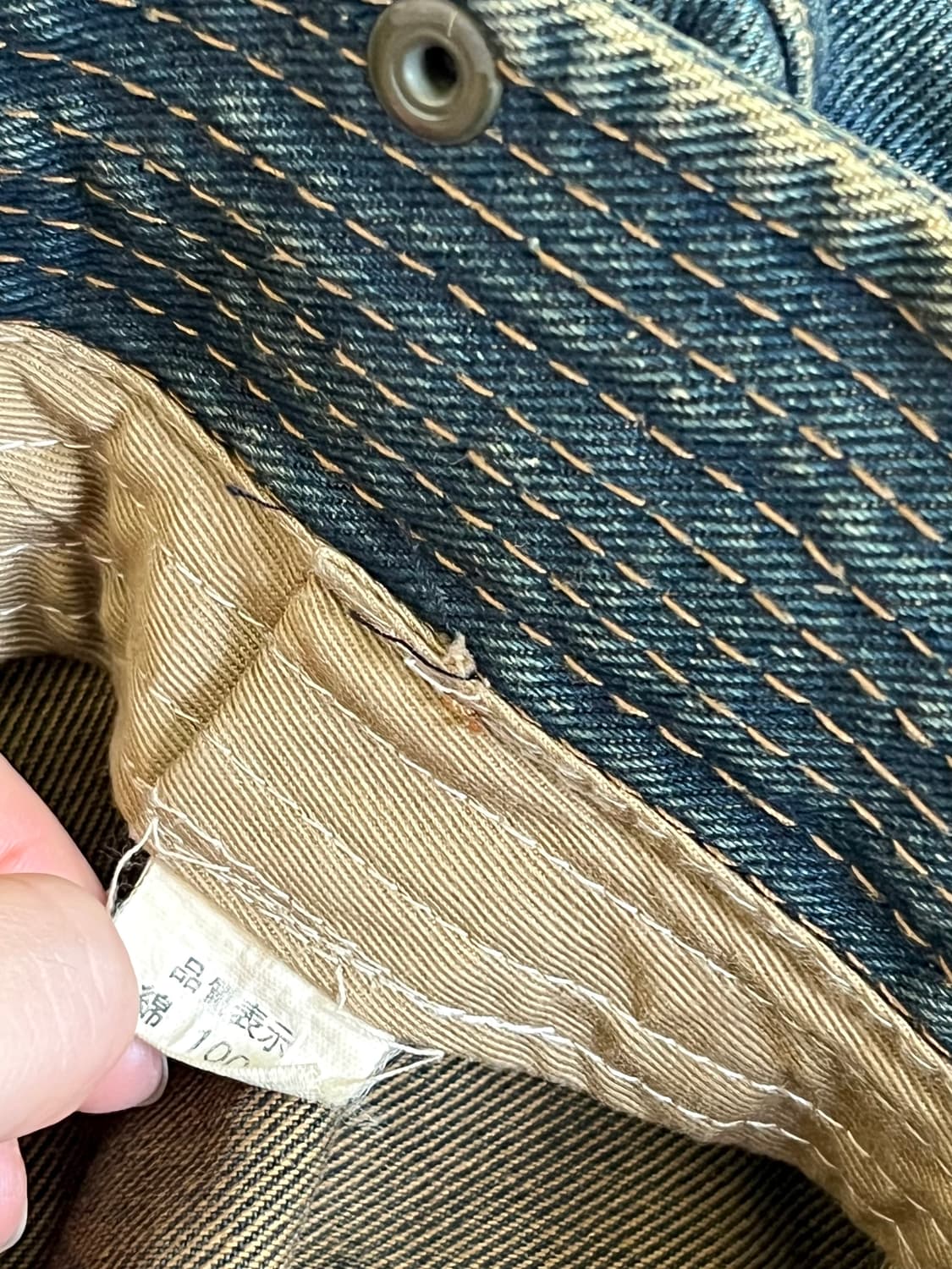 japan vtg 데님 뉴스보이 캡 상품이미지9