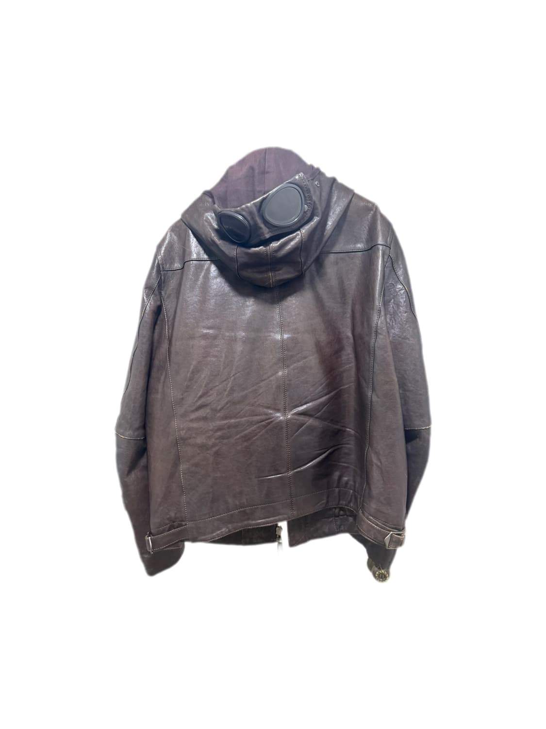 Cp 가죽후드 자켓 상품이미지3