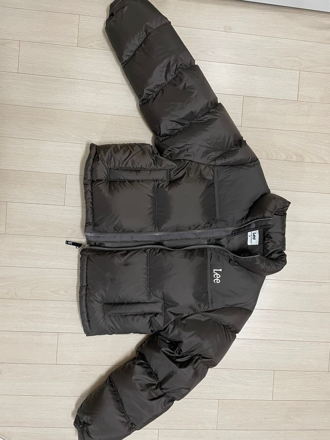 lee 리 우먼 크롭 숏 다운 패딩 M사이즈 상품이미지6