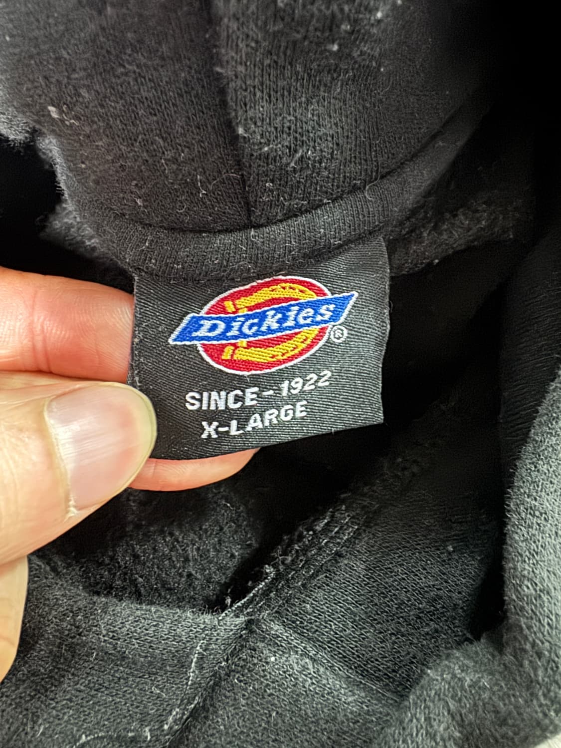 디키즈 Dickies 캐쥬얼 프린팅 블랙 후드티 XL 상품이미지3