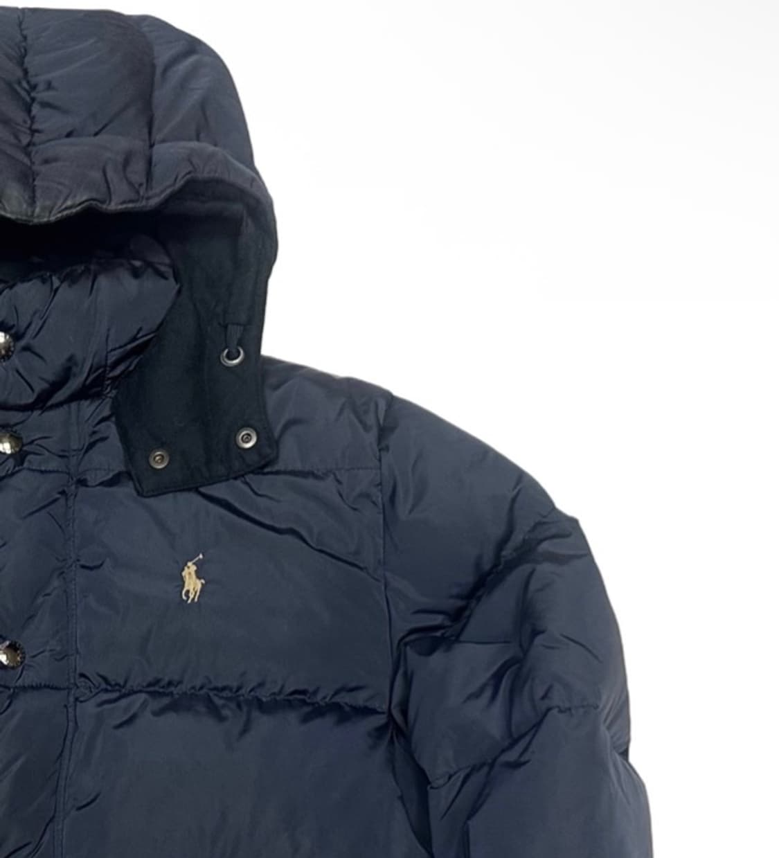 폴로 랄프로렌 네이비 나일론숏푸퍼패딩 M 상품이미지2