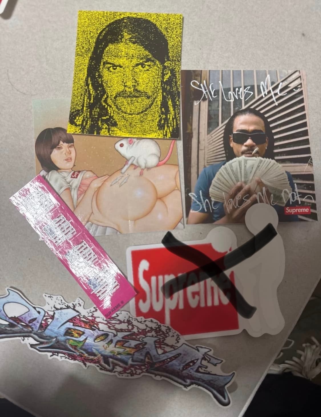 슈프림 및 기타 스티커 상품이미지8