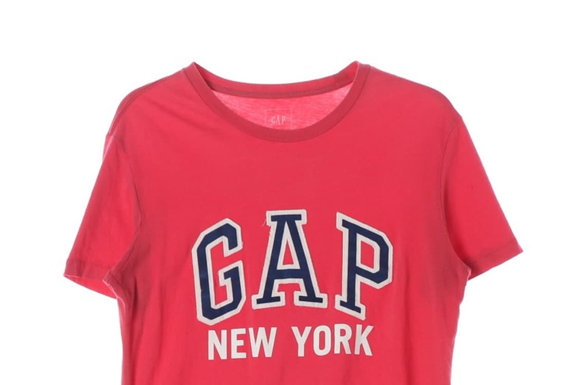 GAP 뉴욕 아치 로고 코랄 반팔티 XS 상품이미지3