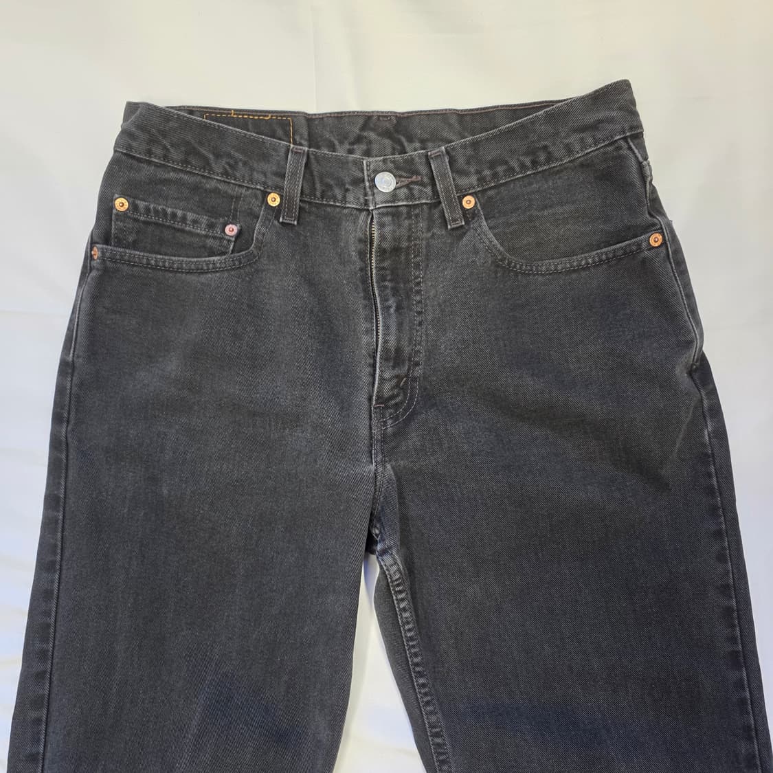 [W33L30]리바이스 550 블랙 데님 팬츠 상품이미지2