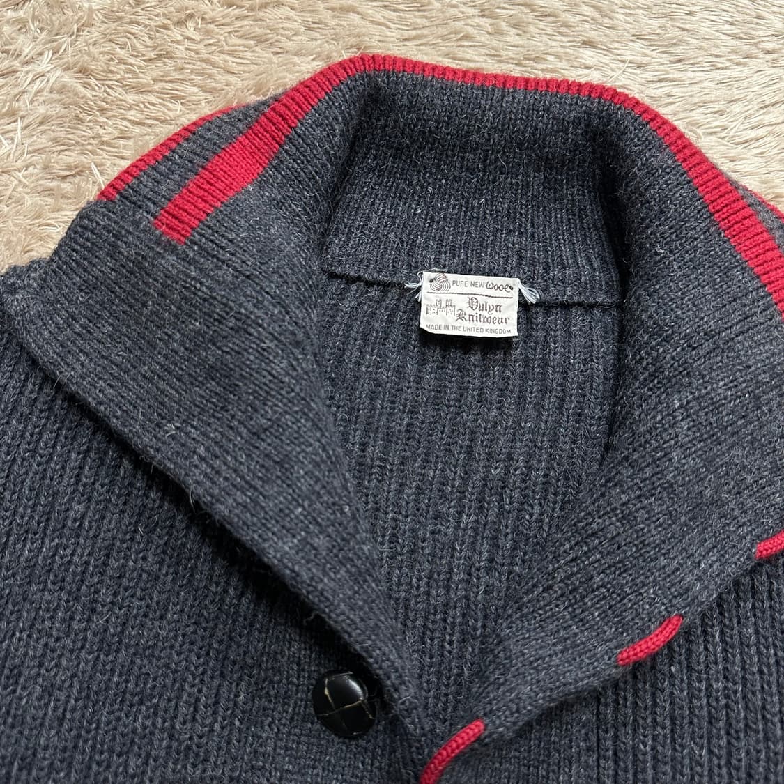 DulynKnitwear 1983 잉글랜드 헤비울 가디건 상품이미지3