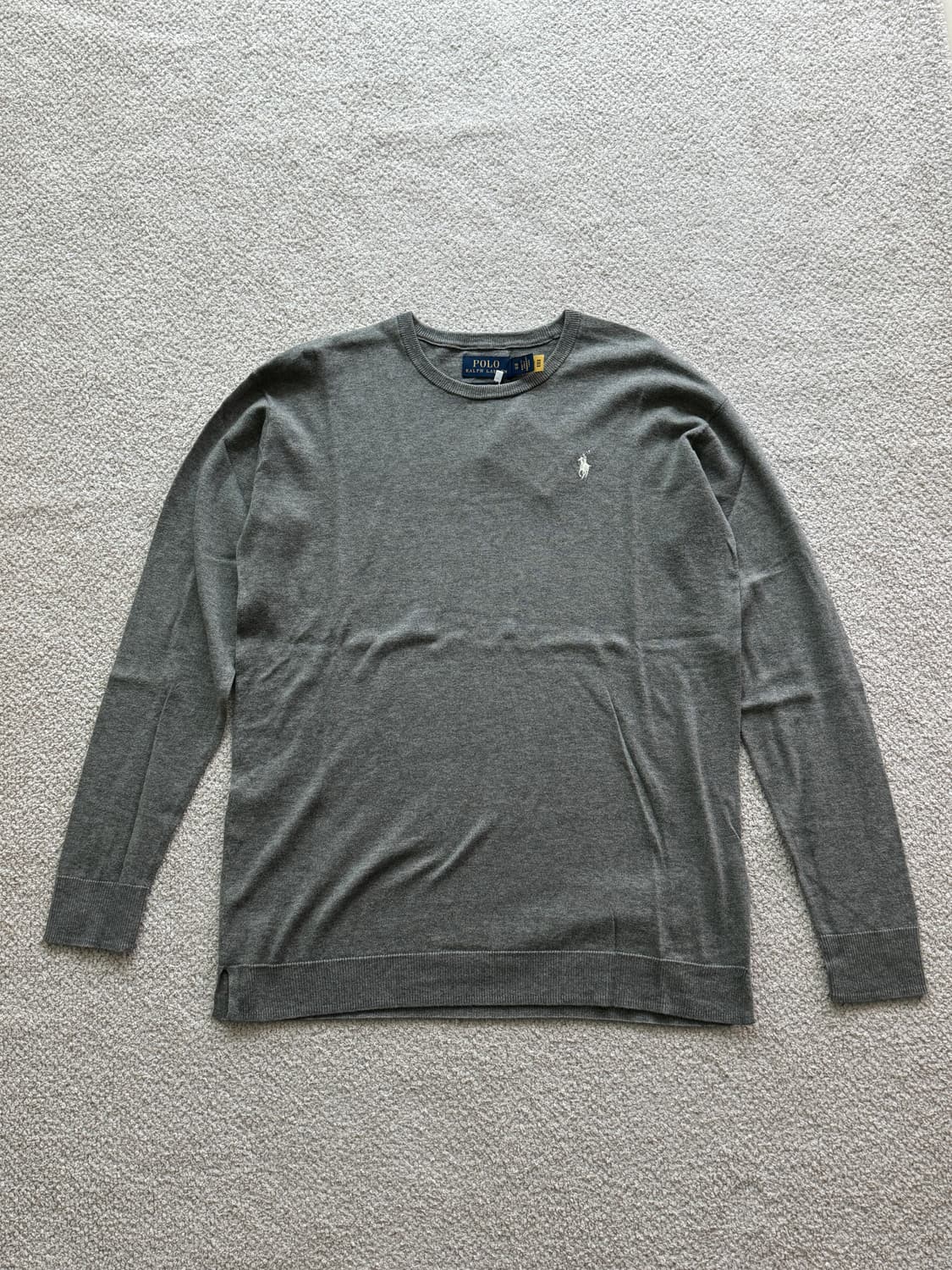 (새상품/정품) 폴로 피마코튼 라운드니트(여성XS) 상품이미지2