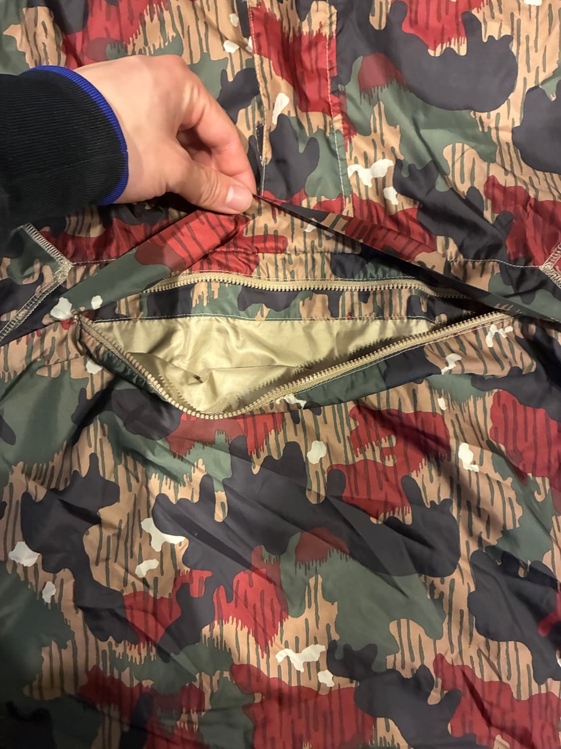 2XL) 아디다스 퍼렐 윌리엄스 카모 아노락 하프집업 상품이미지5