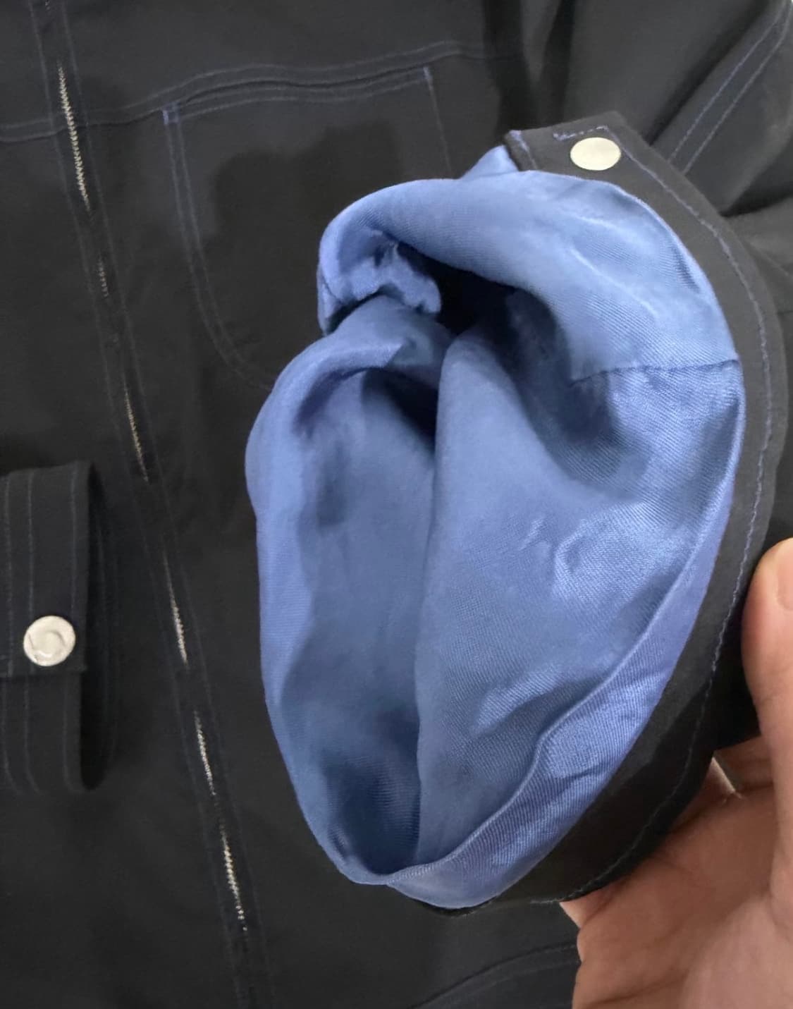 아픽스웍스 블루 스티치 나일론 자켓 상품이미지4