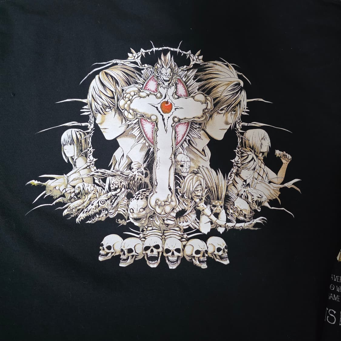 [XL] BOOT 부틀렉 데스노트 블랙 롱슬리브 상품이미지9