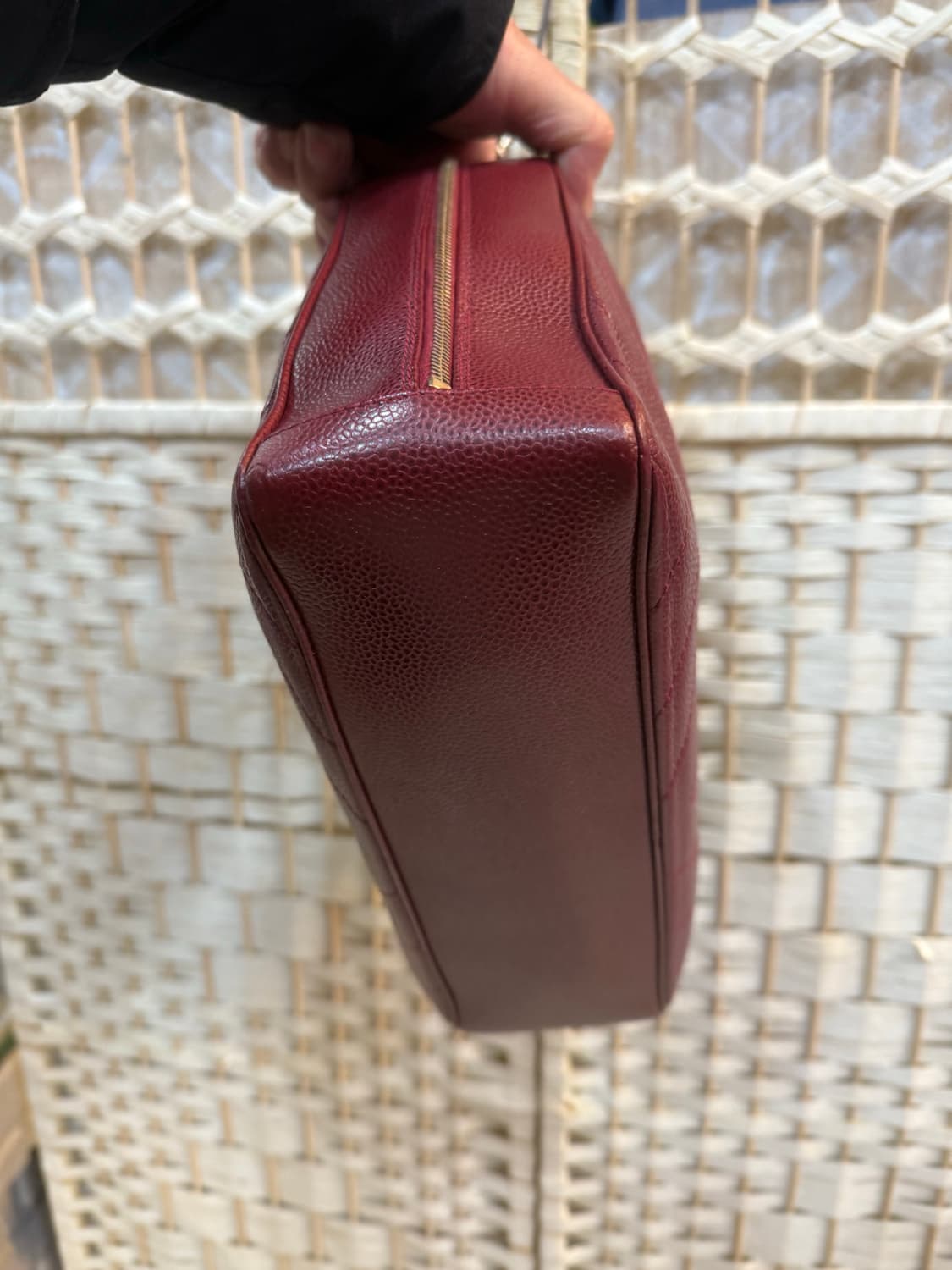 정품 샤넬 쉐프론 캐비어 체인 숄더백 팝니다 상품이미지6