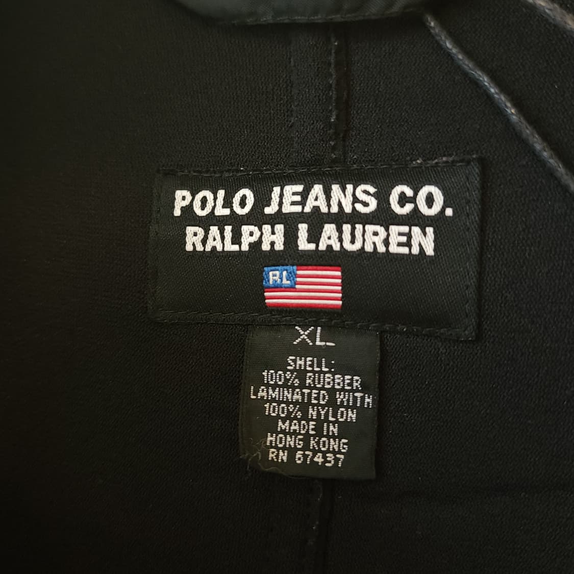 90s 폴로 진스 컴퍼니 네오프렌 다이빙 수트 바이커 자켓 XL 상품이미지4