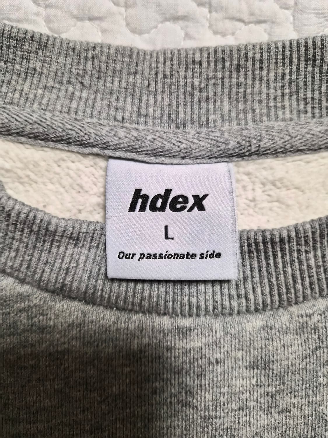 하덱스 에이치덱스 HDEX 맨투맨 L 회색 상품이미지3