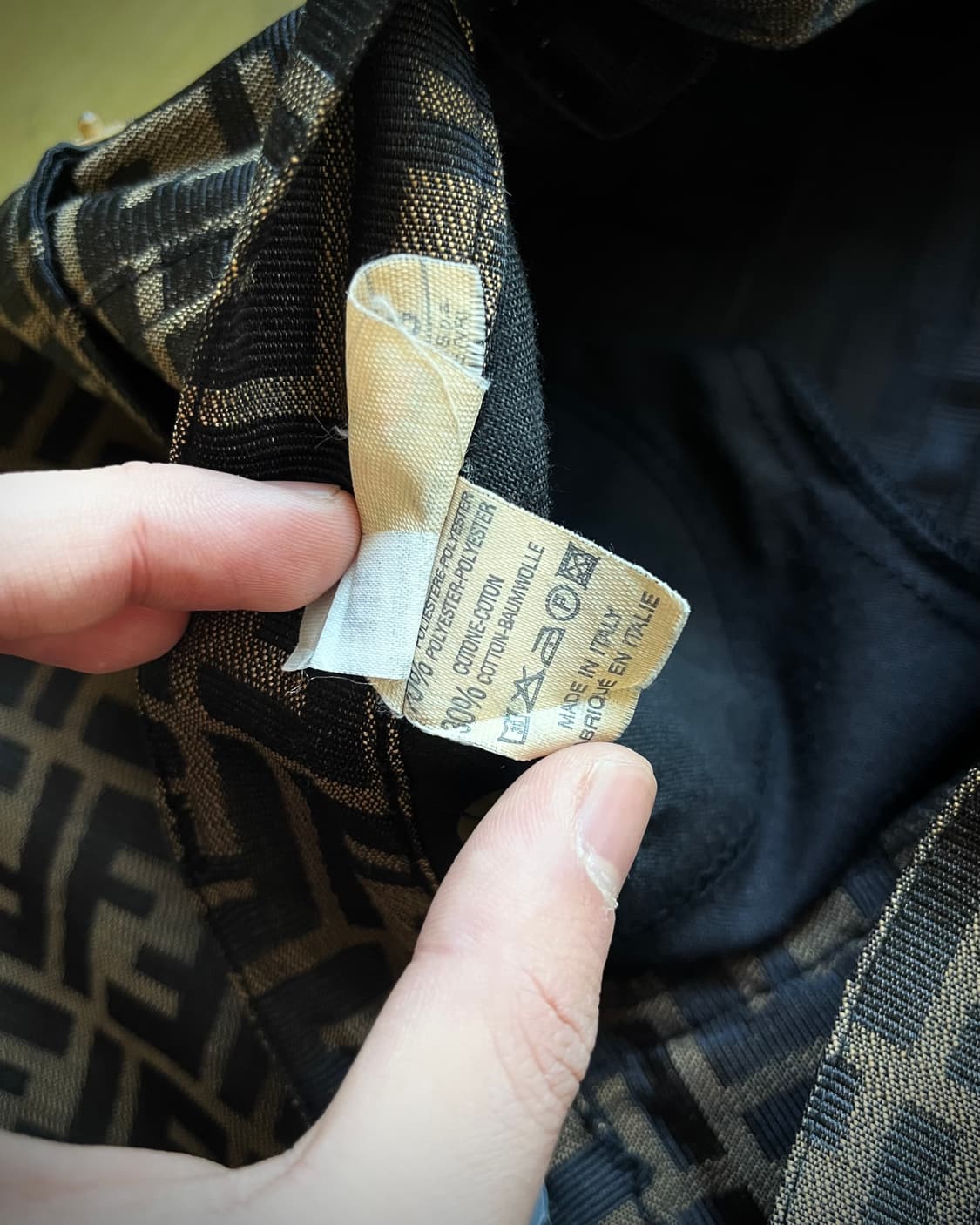 1990s FENDI Old Zucca Pattern Trouser 상품이미지7