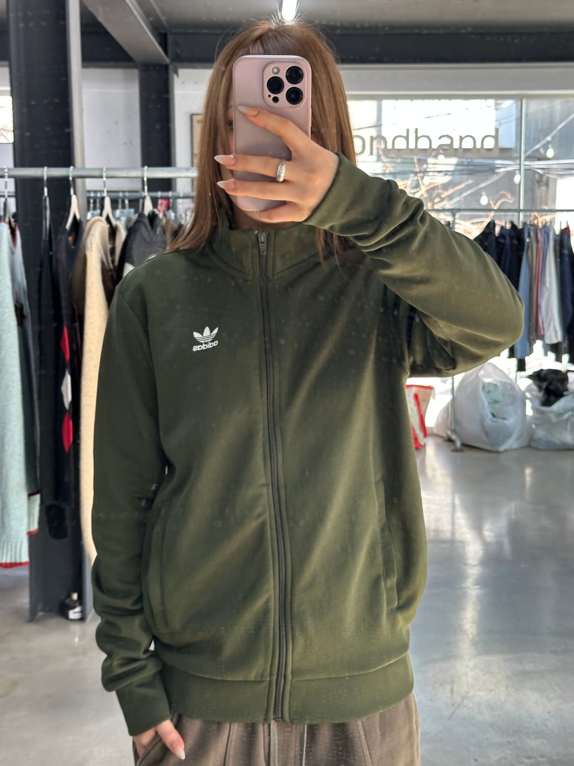 아디다스 에센셜 카키 져지 상품이미지1