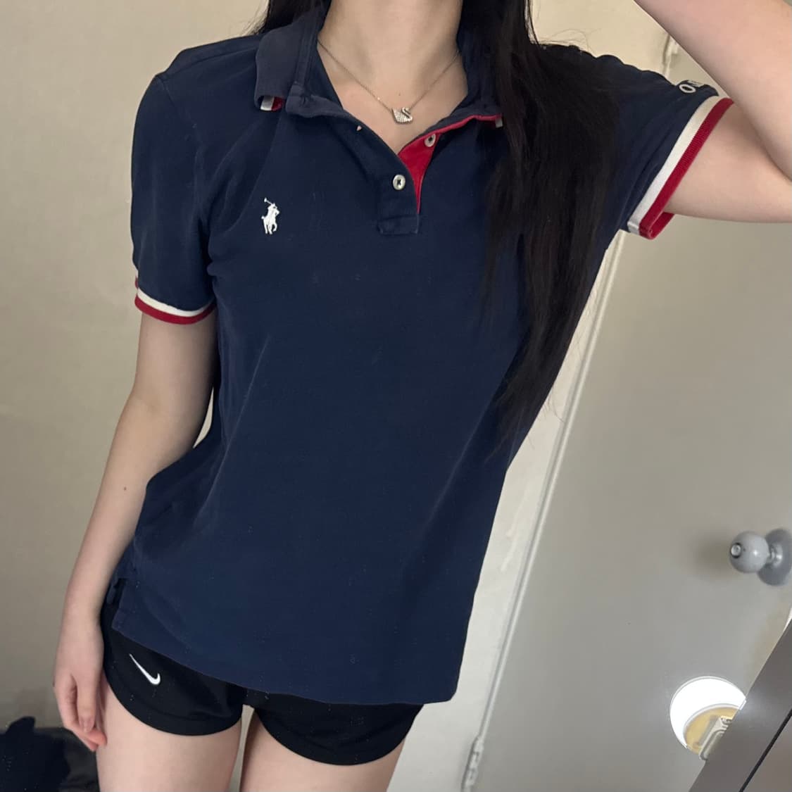 폴로 카라 반팔티 ❤️💙 상품이미지1