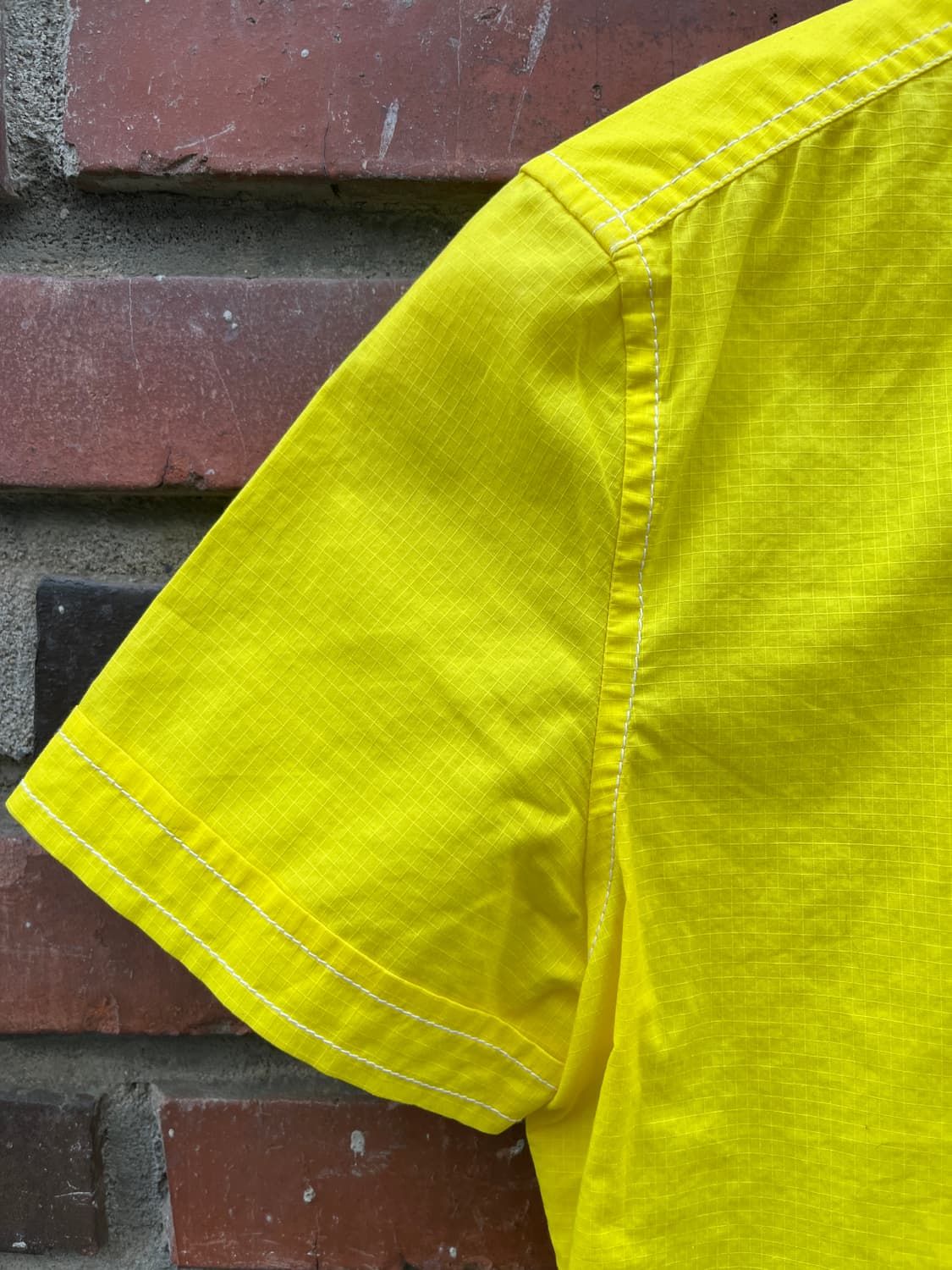 90s~00s 프라다 스포츠 립스탑 하프 셔츠 상품이미지3