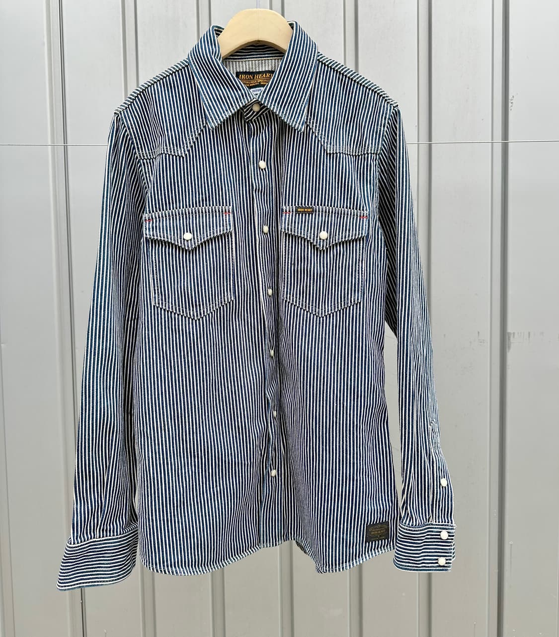 아이언하트  히코리 스트라이프 웨스턴셔츠 상품이미지1