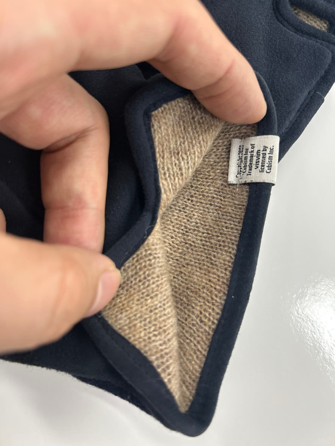 비즈빔 visvim 캐시미어 믹스 스웨이드 남성 장갑 상품이미지3