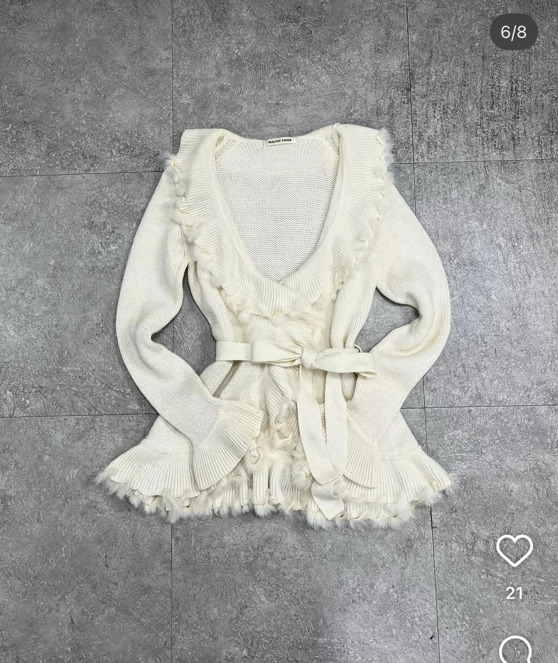 lipinaa리피나 빈티지 페어리 가디건 파우닝133 큐빈 크루빈티지 상품이미지3