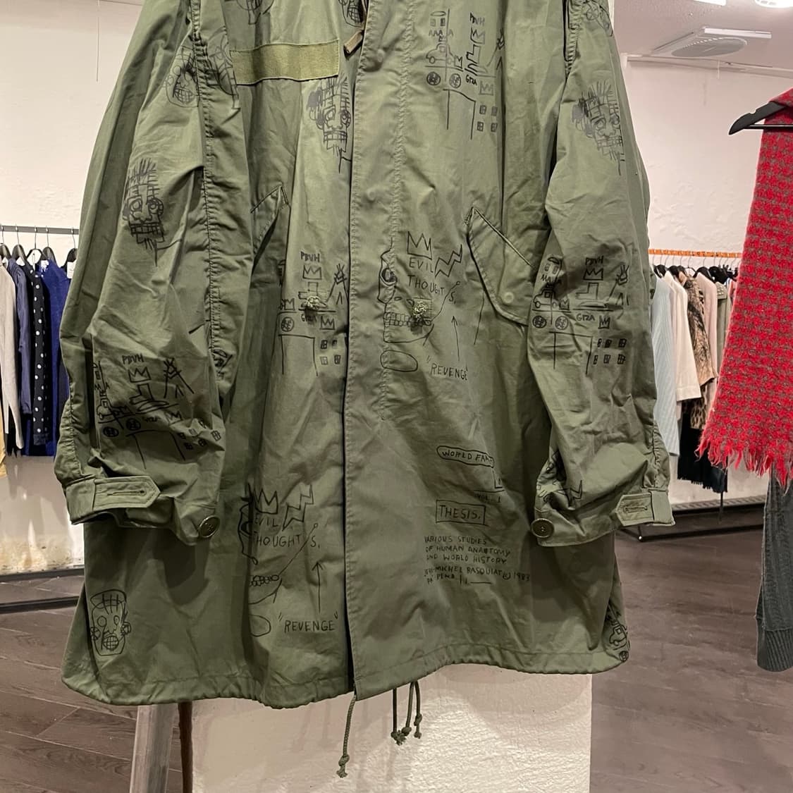 준야와타나베 맨 바스키아 M-65 파카 상품이미지3