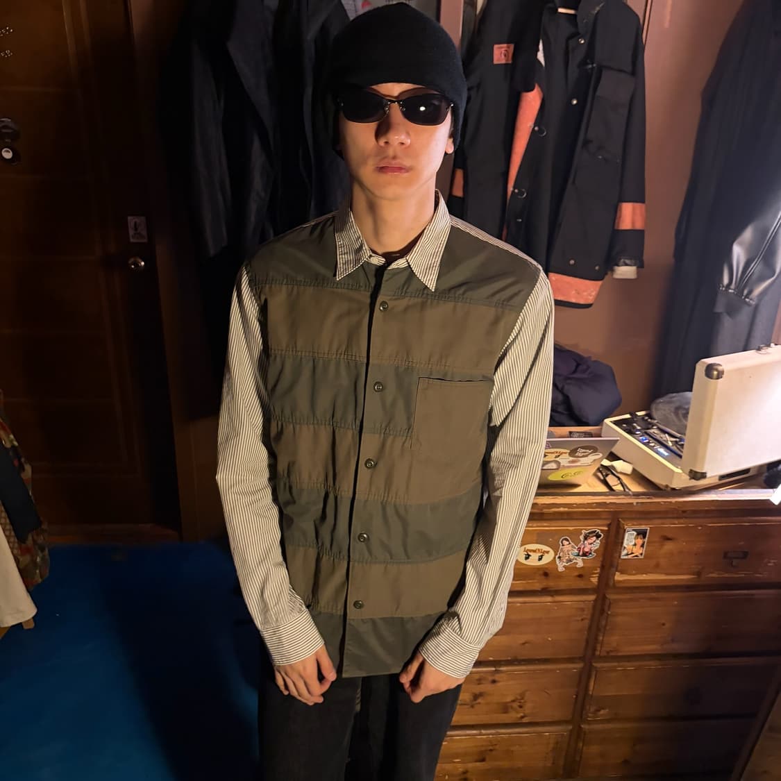 COMME DES GARCONS MILITARY DOCKING SHIRT 상품이미지1