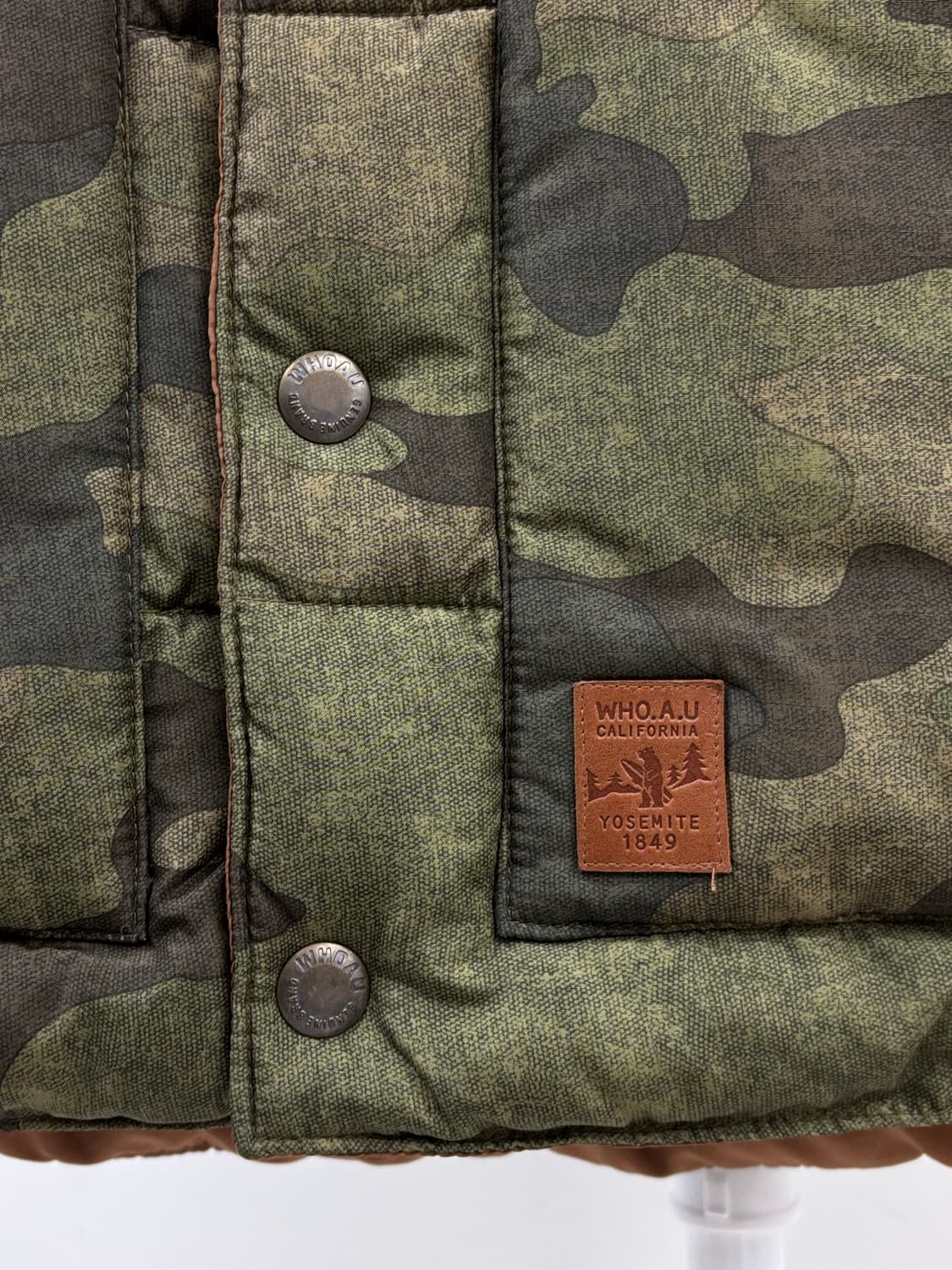 빈티지 카모 패딩 베스트 y2k 상품이미지7