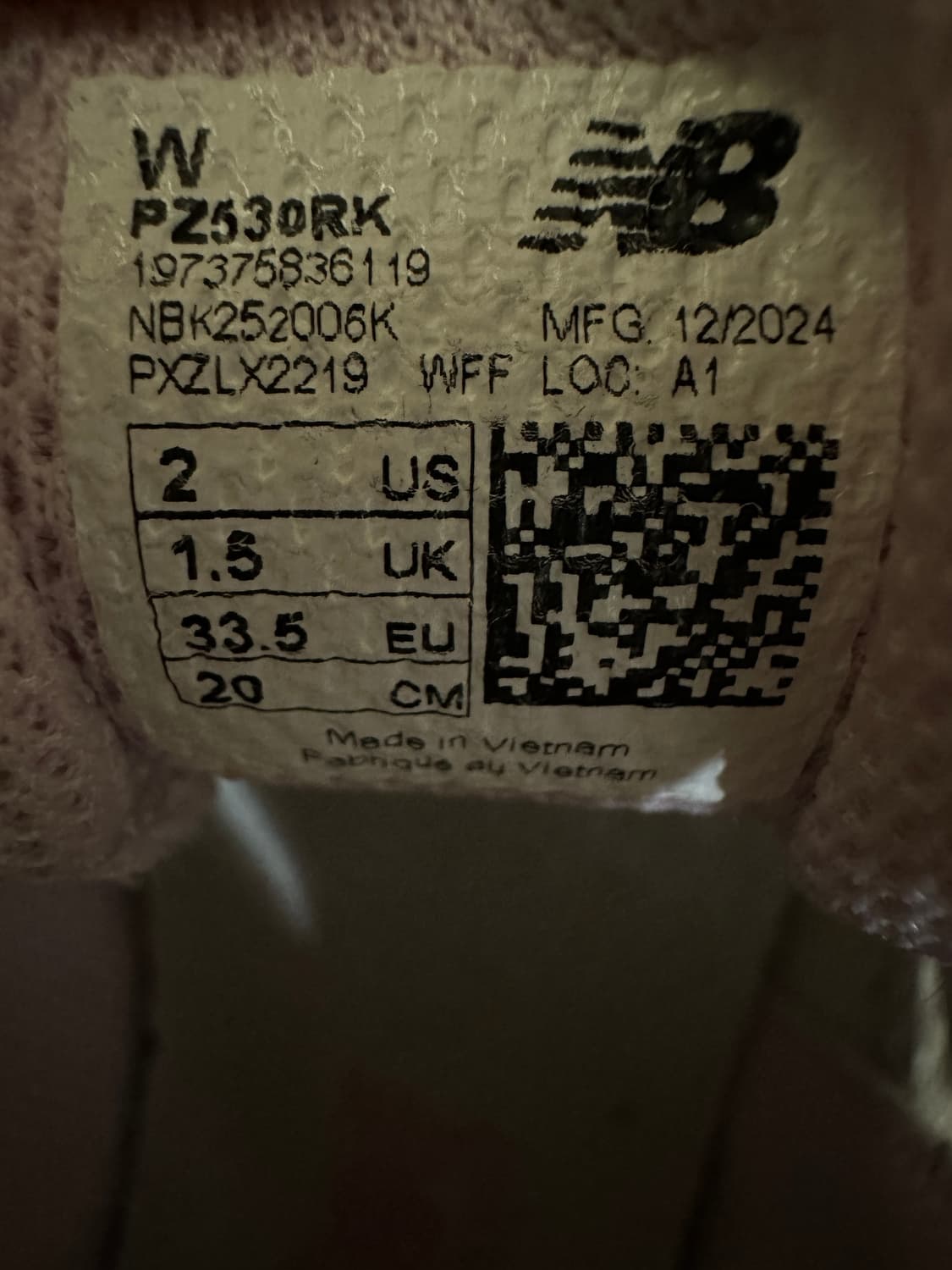 뉴발란스 키즈 530 핑크화이트 200 상품이미지7