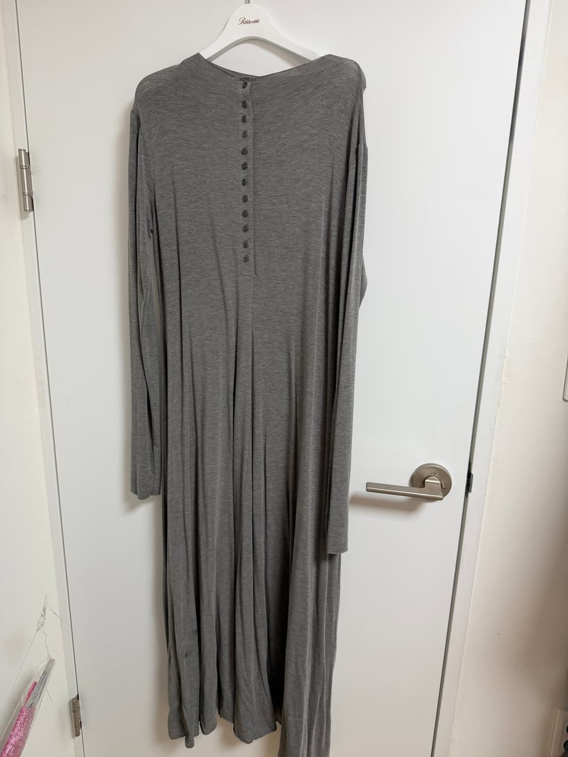 오브헤덴 Back Button Maxi Dress (melange gre 상품이미지6