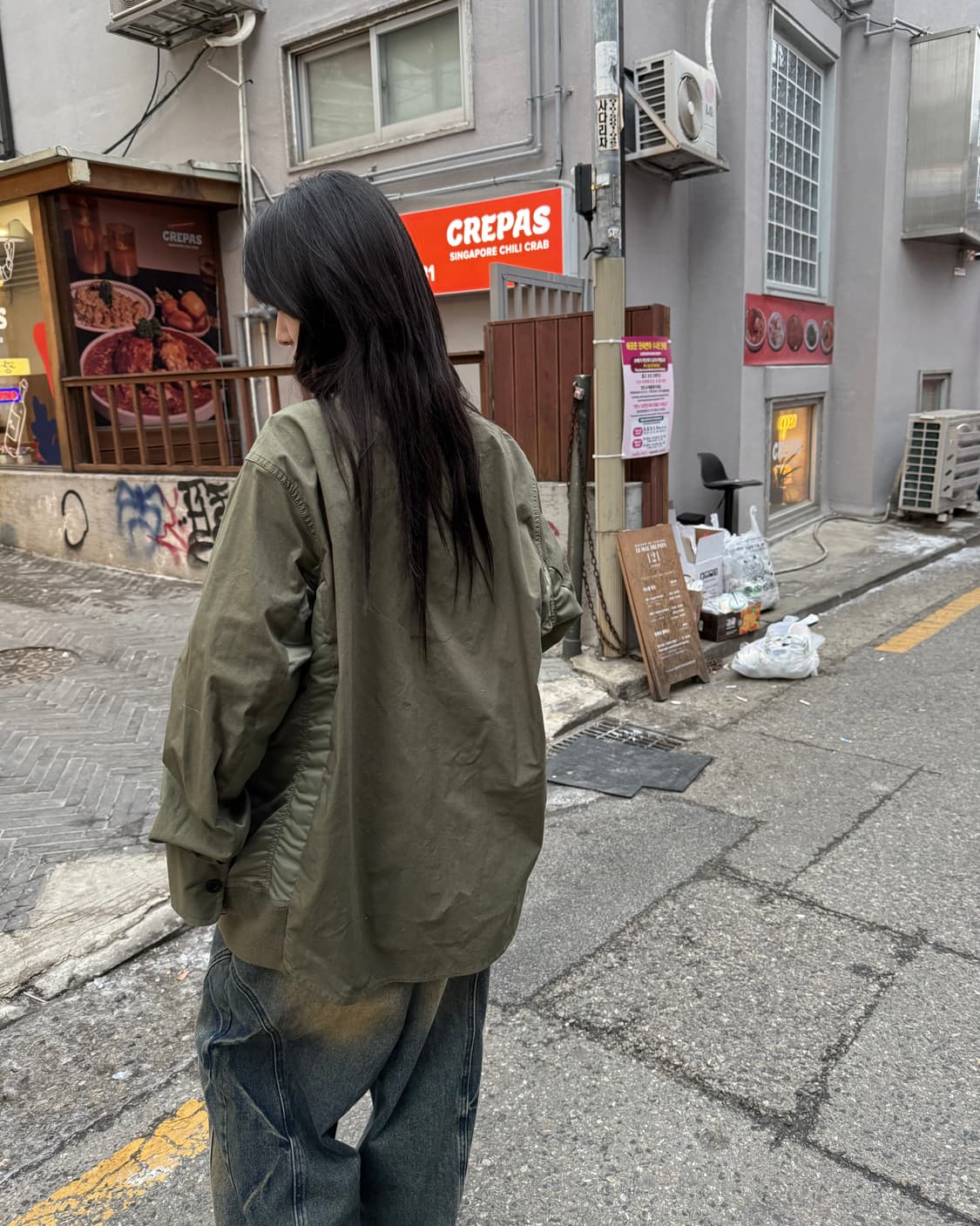 사카이 도킹 디테일 워크 셔츠 상품이미지5